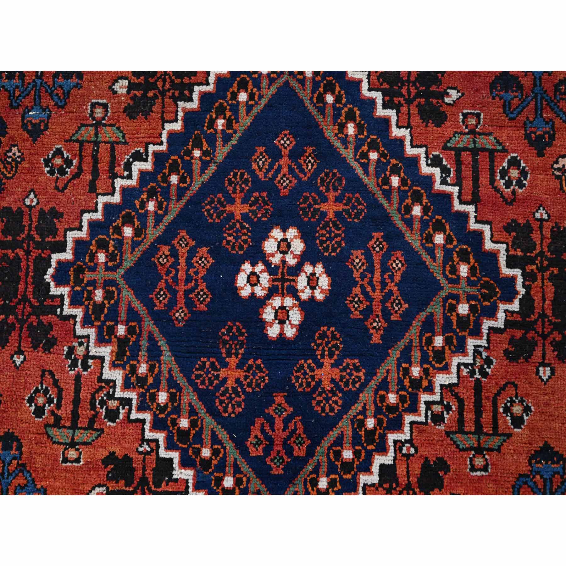 Overdyed-Vintage-Hand-Knotted-Rug-433115