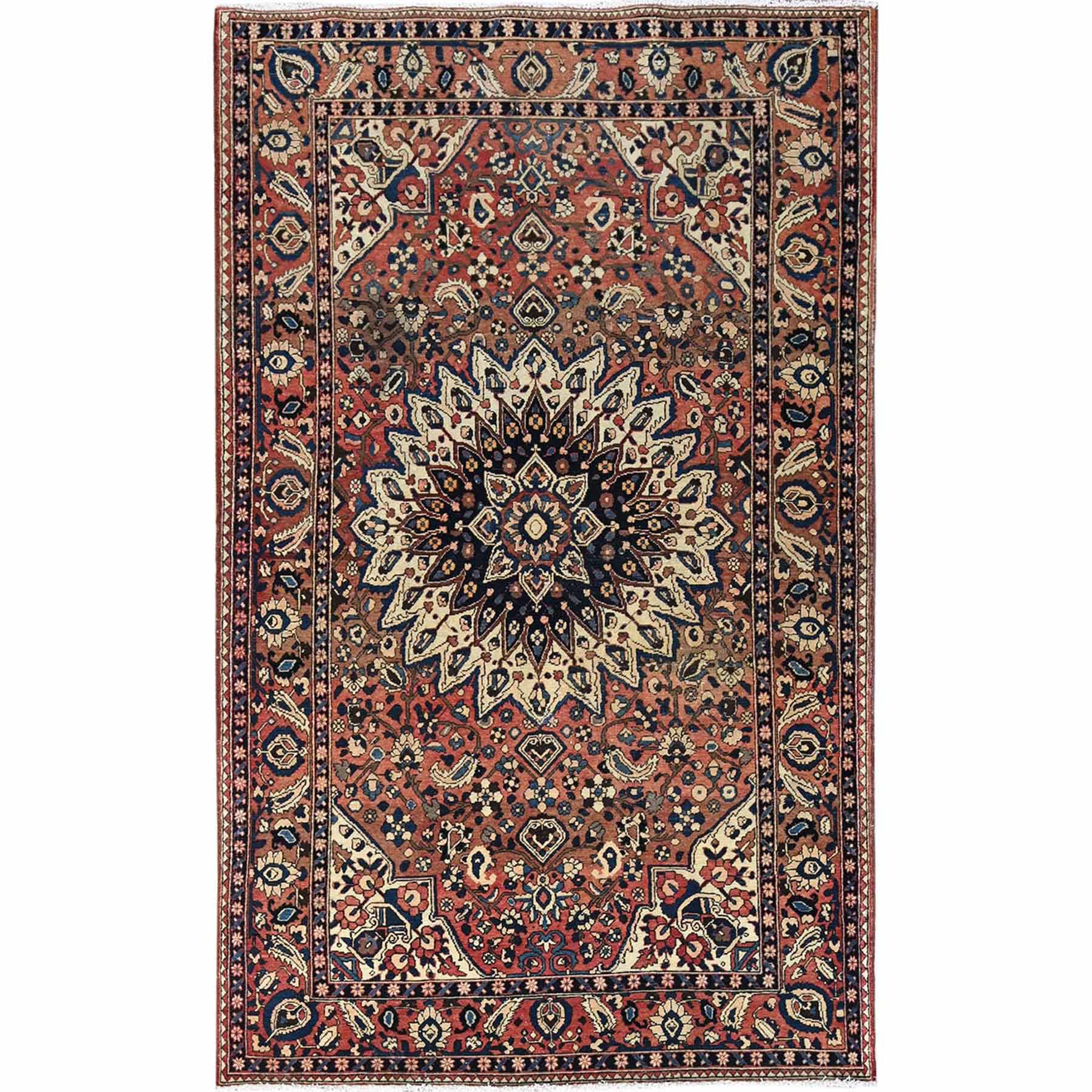 Overdyed-Vintage-Hand-Knotted-Rug-433120