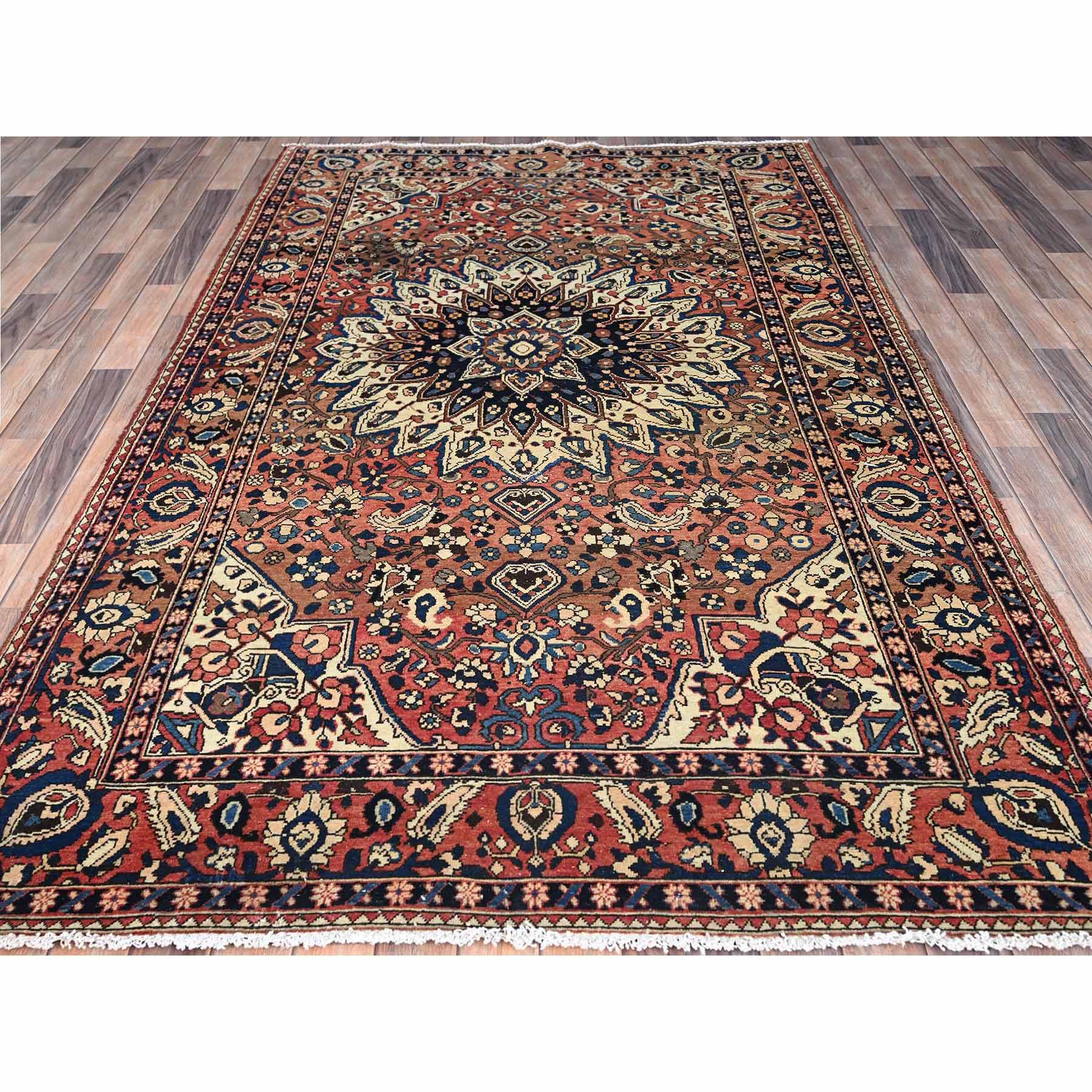 Overdyed-Vintage-Hand-Knotted-Rug-433120