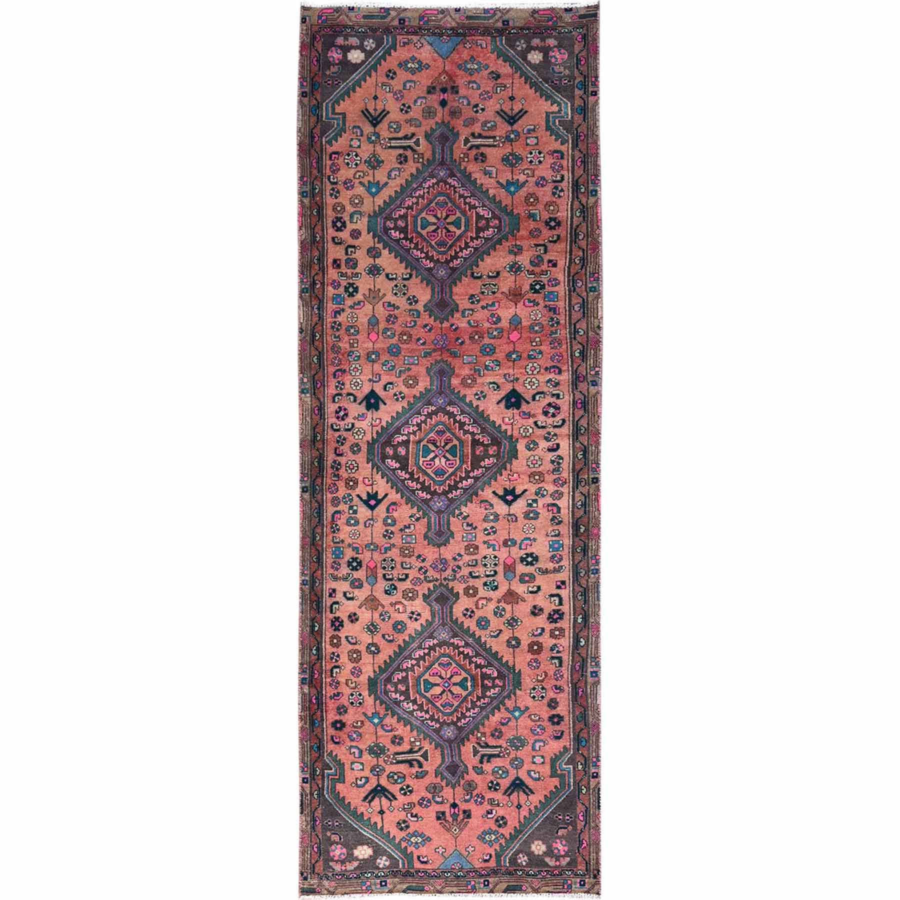 Overdyed-Vintage-Hand-Knotted-Rug-433150