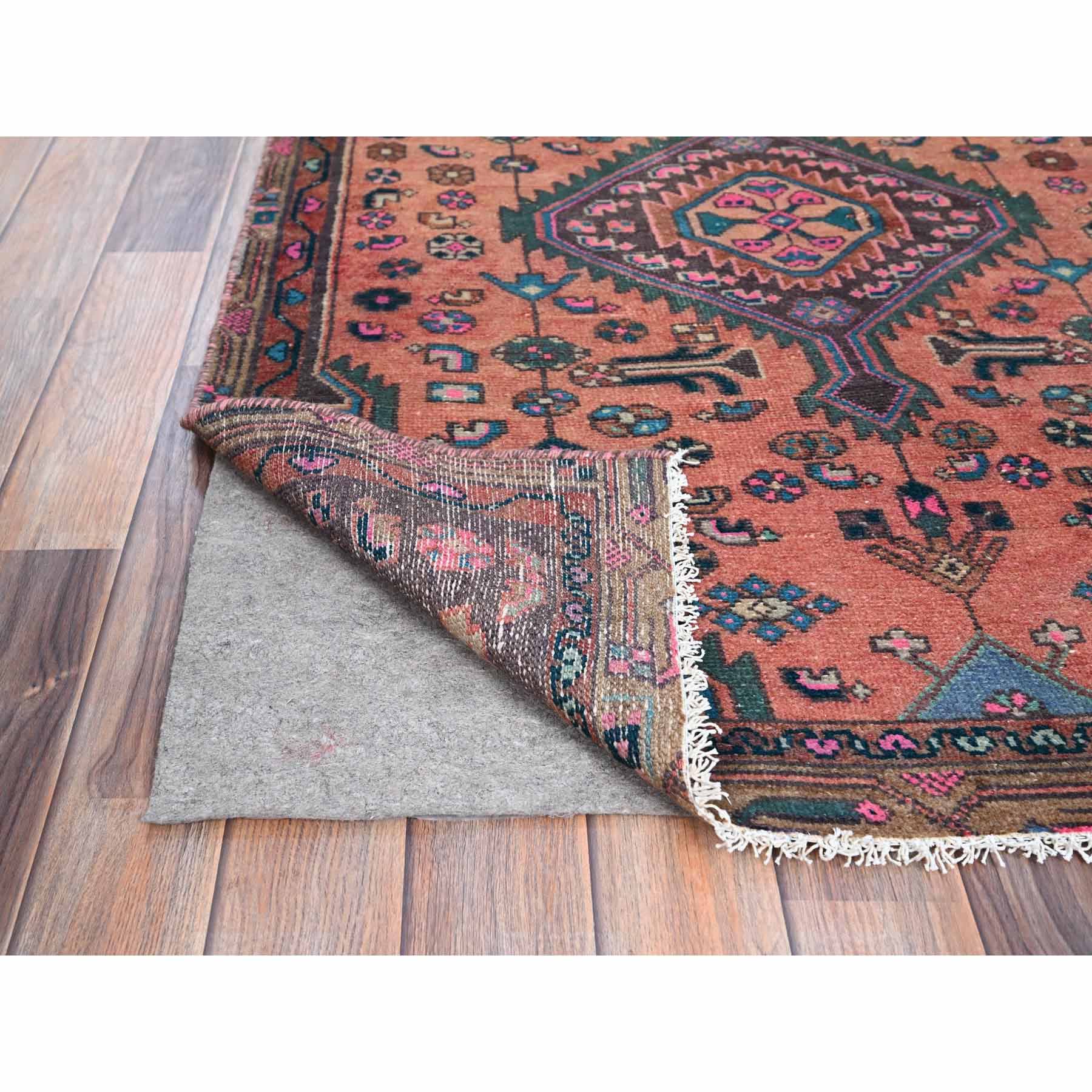 Overdyed-Vintage-Hand-Knotted-Rug-433150