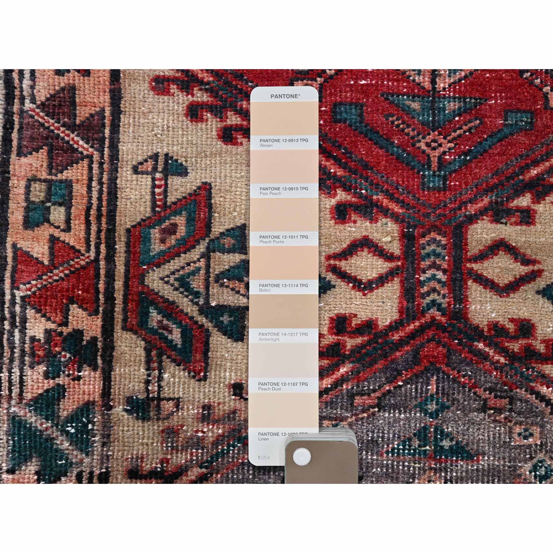 Overdyed-Vintage-Hand-Knotted-Rug-433165