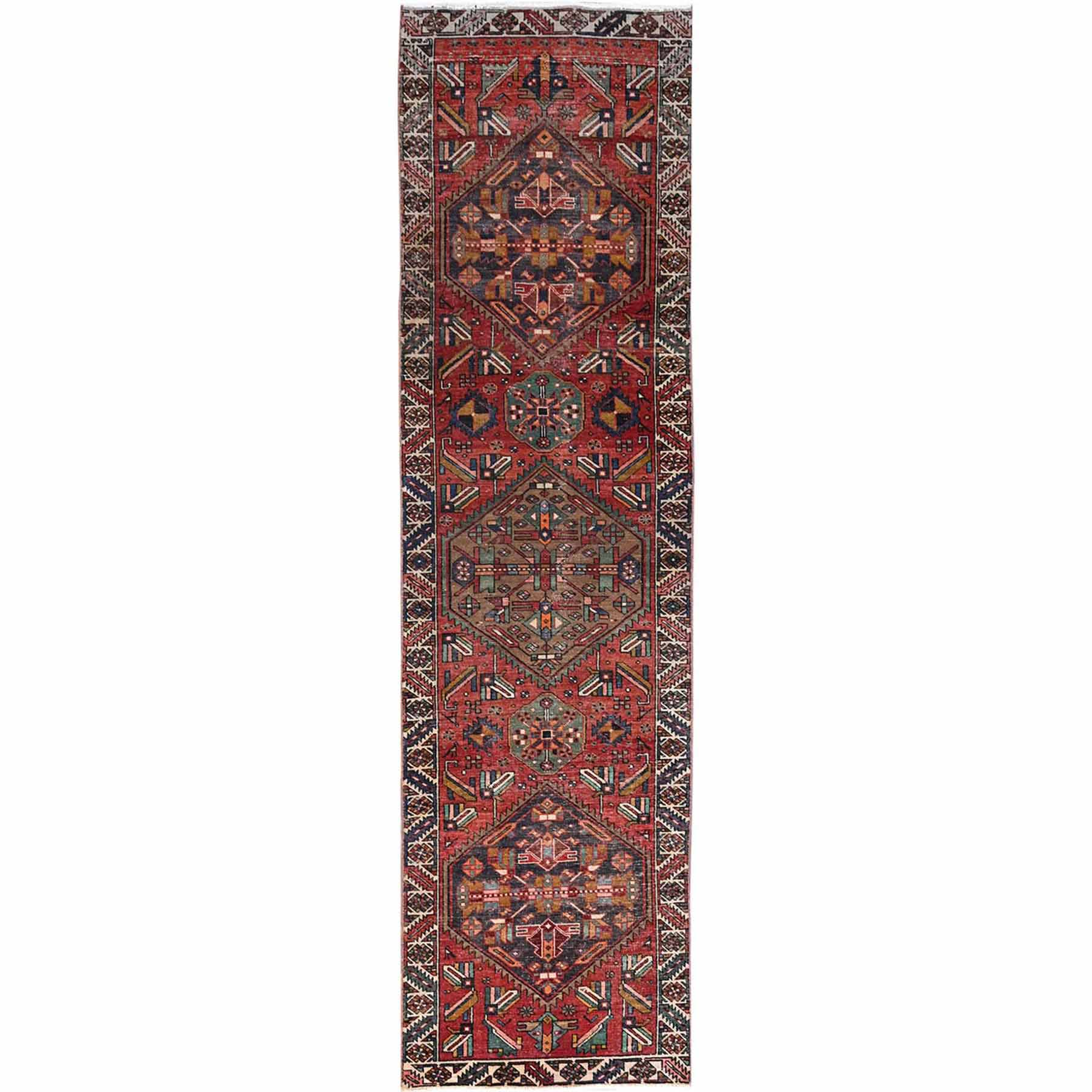 Overdyed-Vintage-Hand-Knotted-Rug-433180