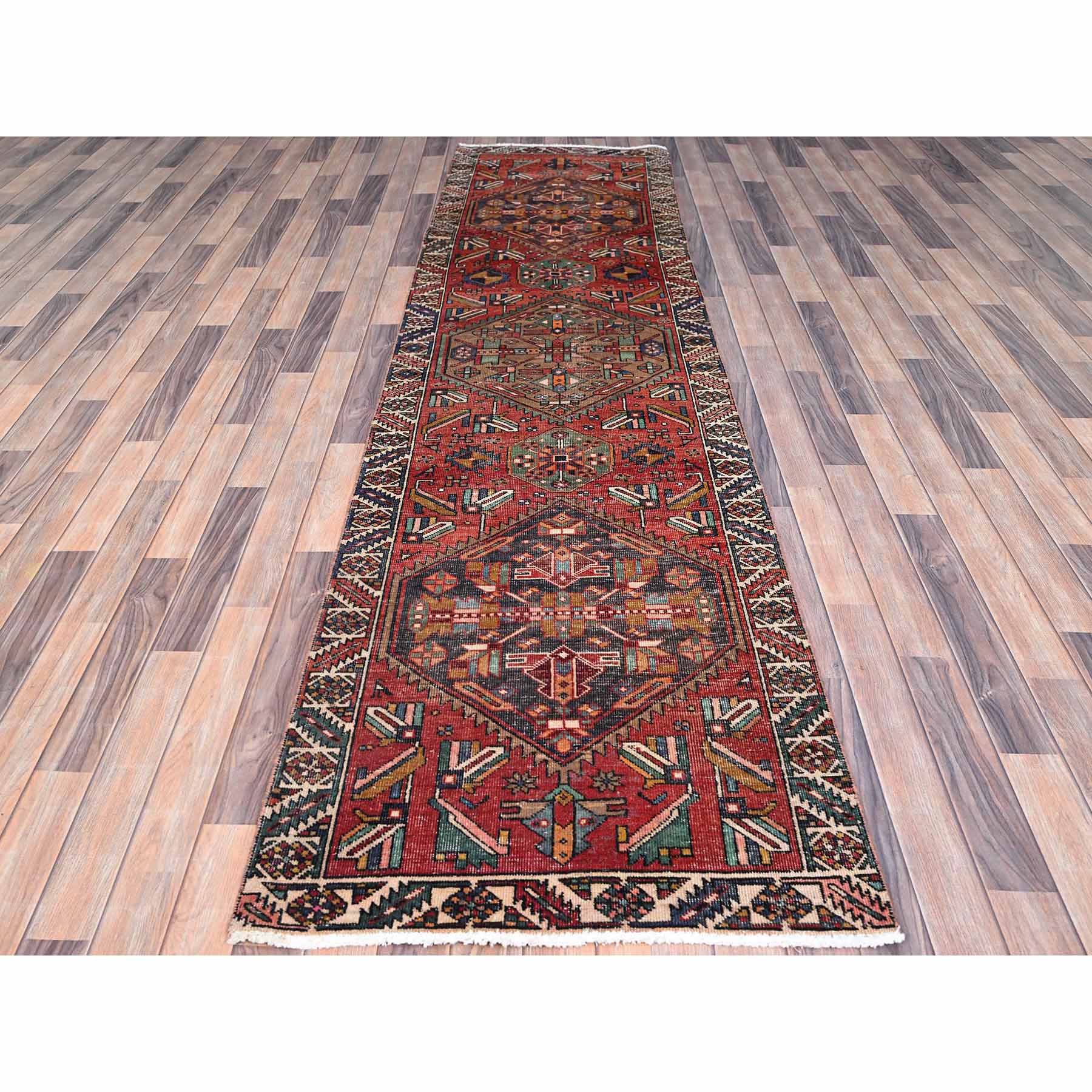 Overdyed-Vintage-Hand-Knotted-Rug-433180