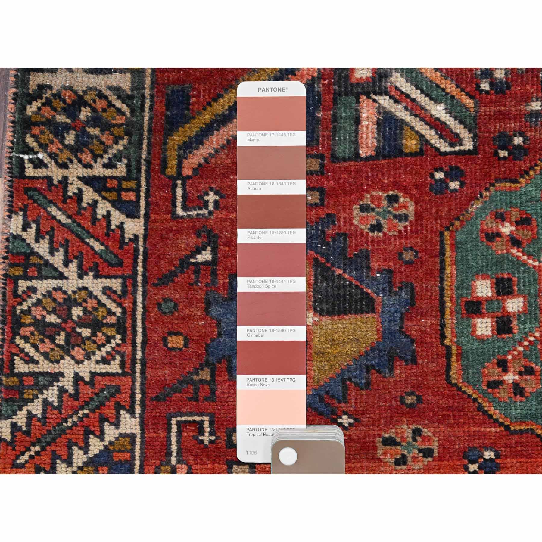 Overdyed-Vintage-Hand-Knotted-Rug-433180