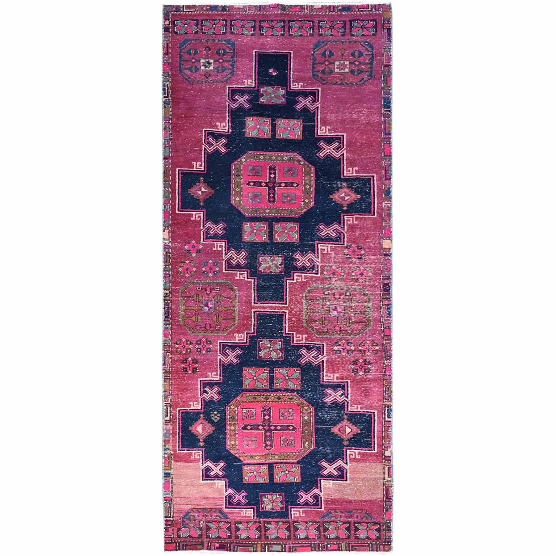 Overdyed-Vintage-Hand-Knotted-Rug-433200