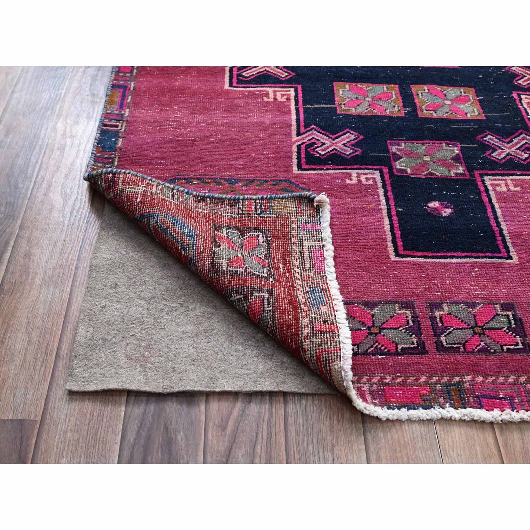 Overdyed-Vintage-Hand-Knotted-Rug-433200