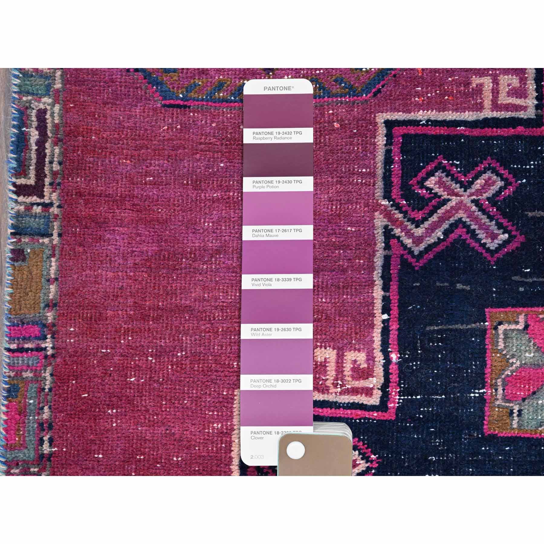 Overdyed-Vintage-Hand-Knotted-Rug-433200