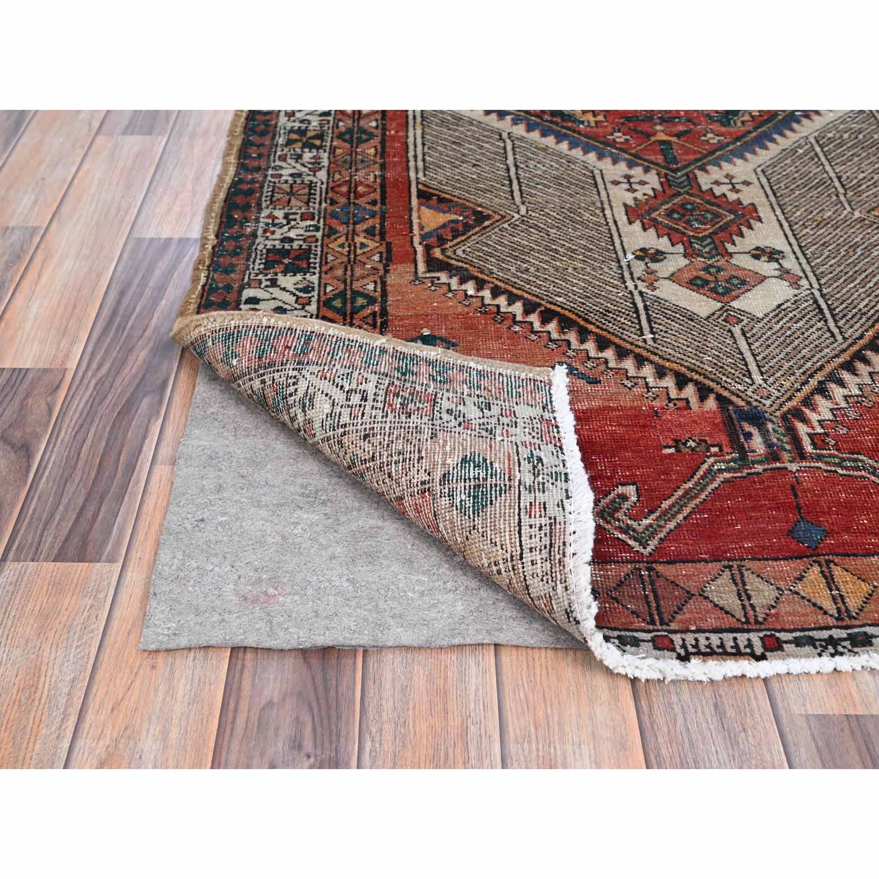 Overdyed-Vintage-Hand-Knotted-Rug-433220