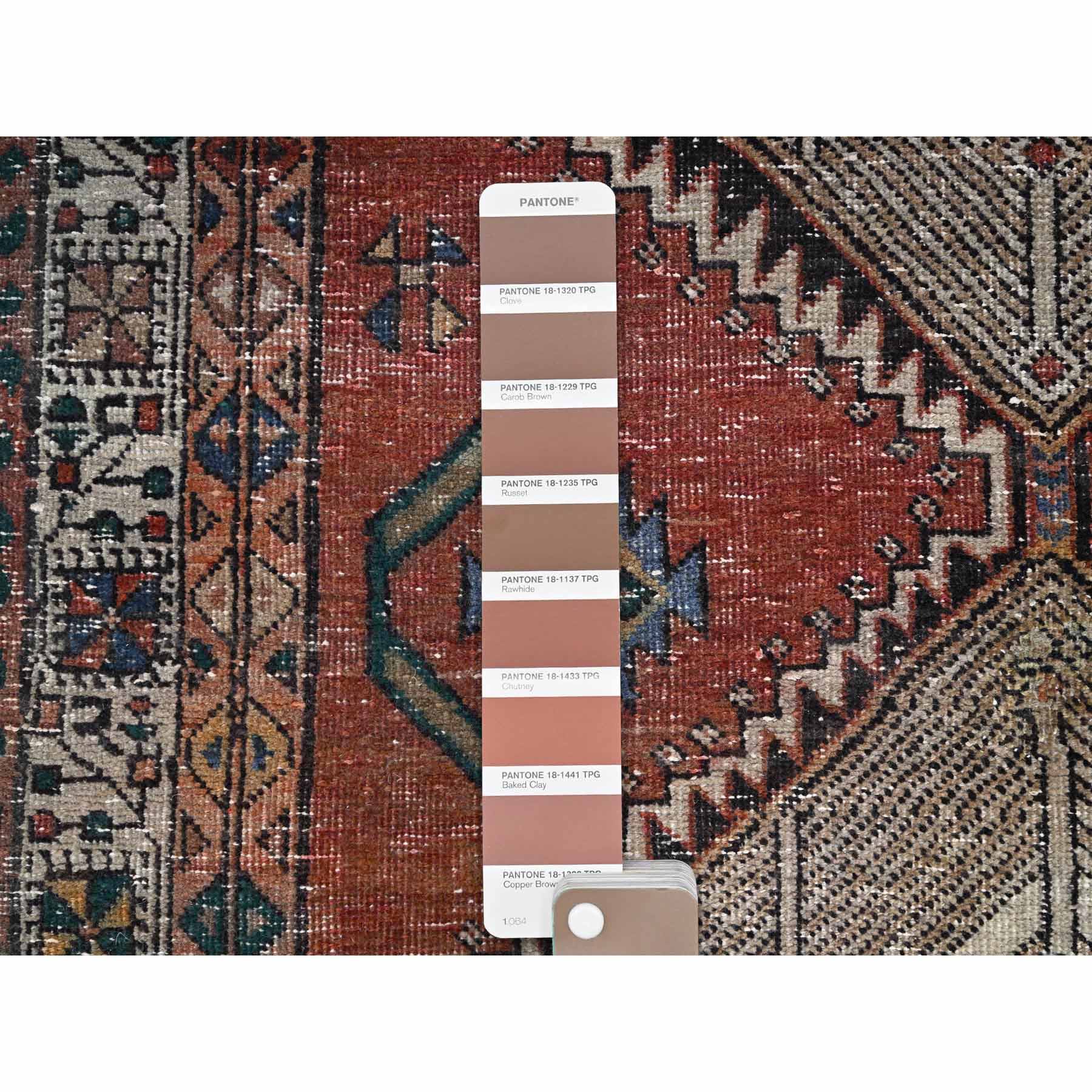 Overdyed-Vintage-Hand-Knotted-Rug-433220