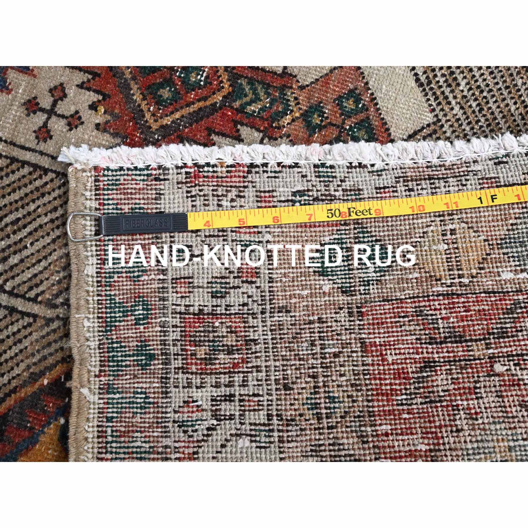 Overdyed-Vintage-Hand-Knotted-Rug-433220