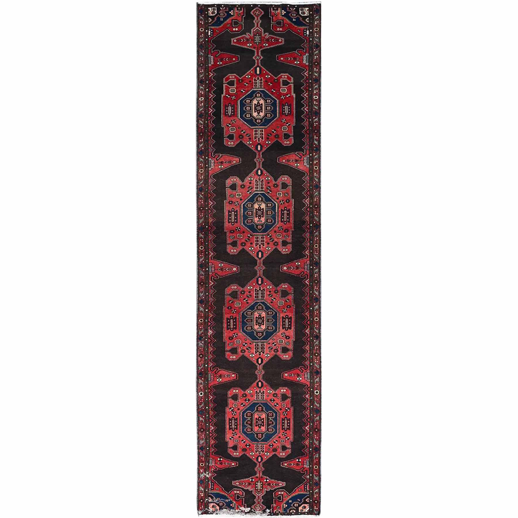 Overdyed-Vintage-Hand-Knotted-Rug-433225