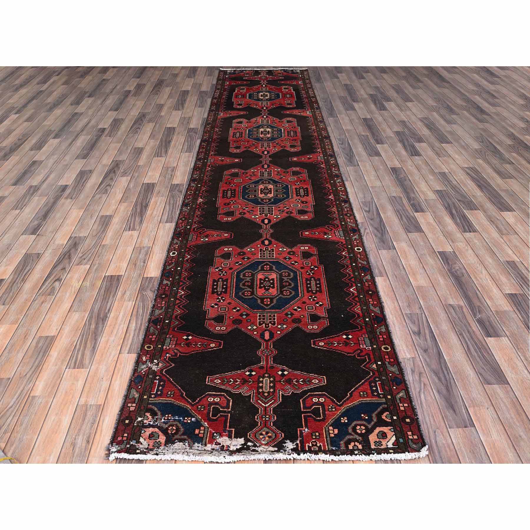 Overdyed-Vintage-Hand-Knotted-Rug-433225