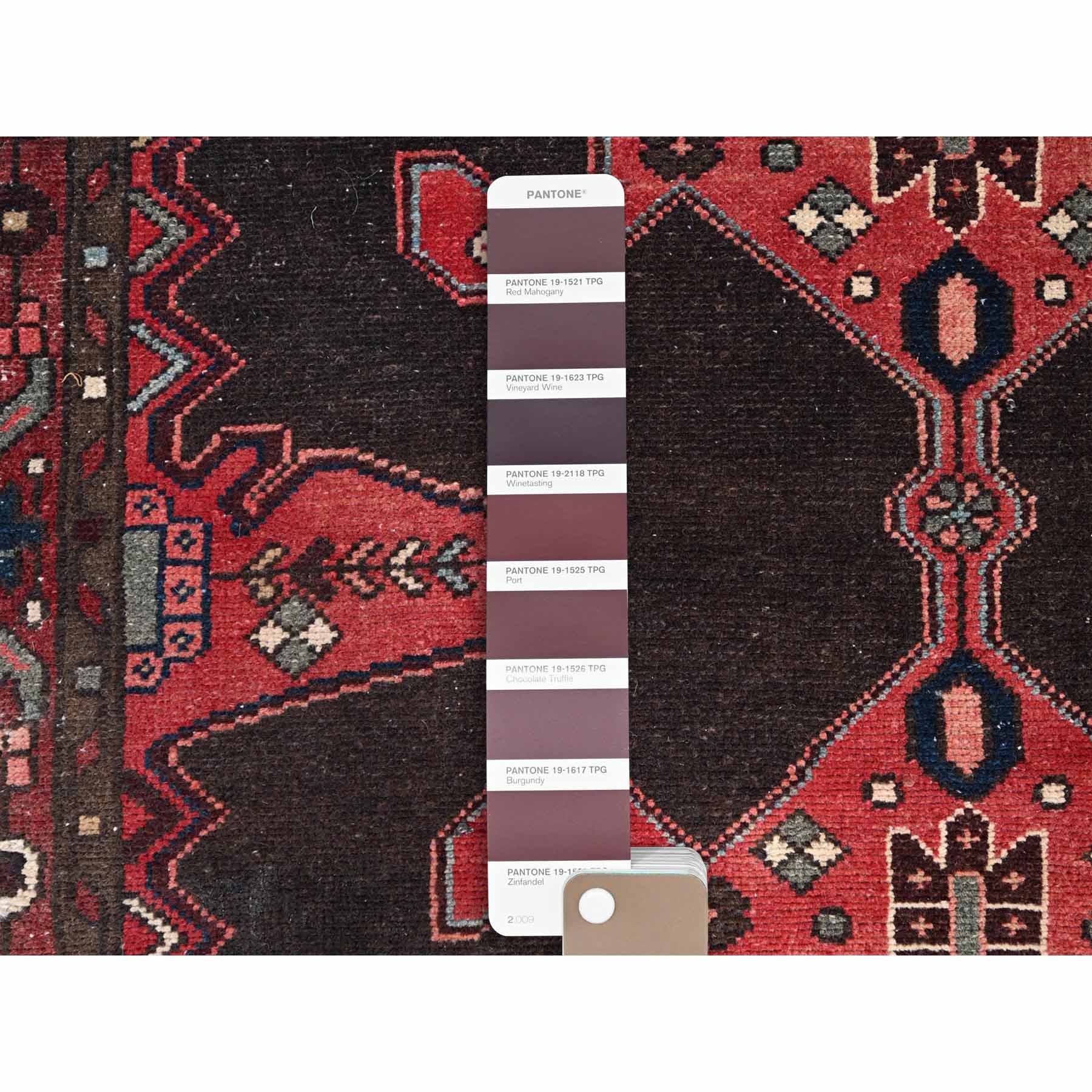 Overdyed-Vintage-Hand-Knotted-Rug-433225