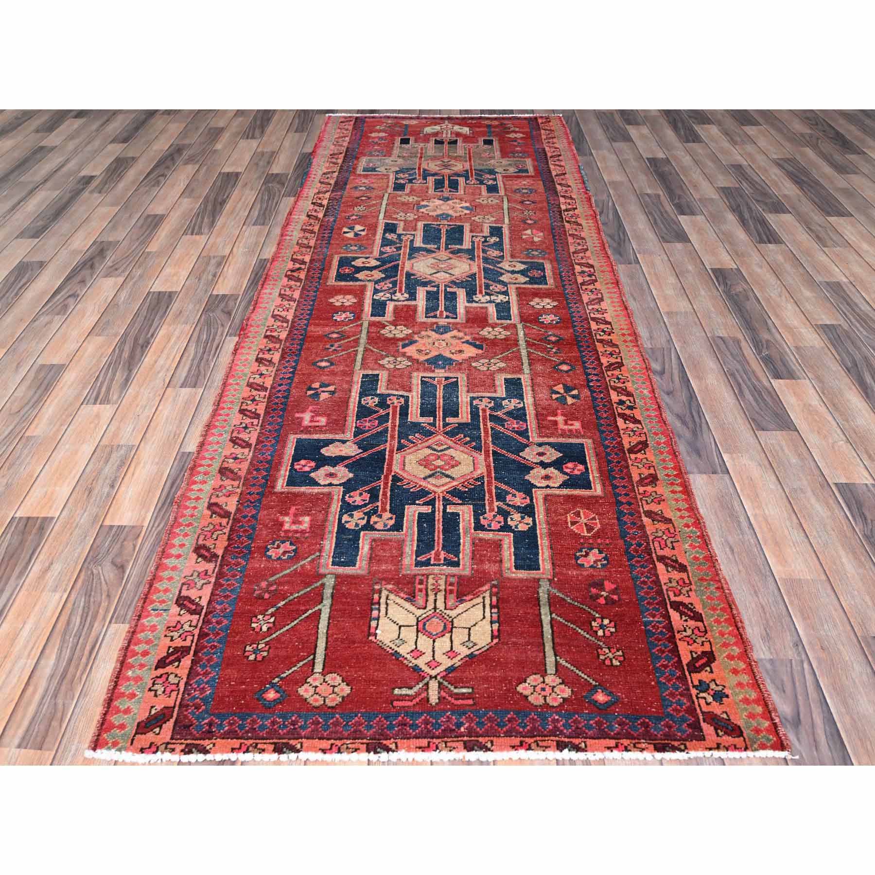 Overdyed-Vintage-Hand-Knotted-Rug-433235