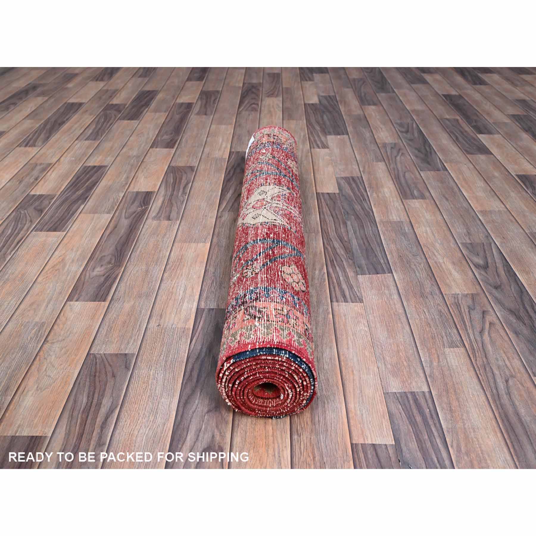 Overdyed-Vintage-Hand-Knotted-Rug-433235