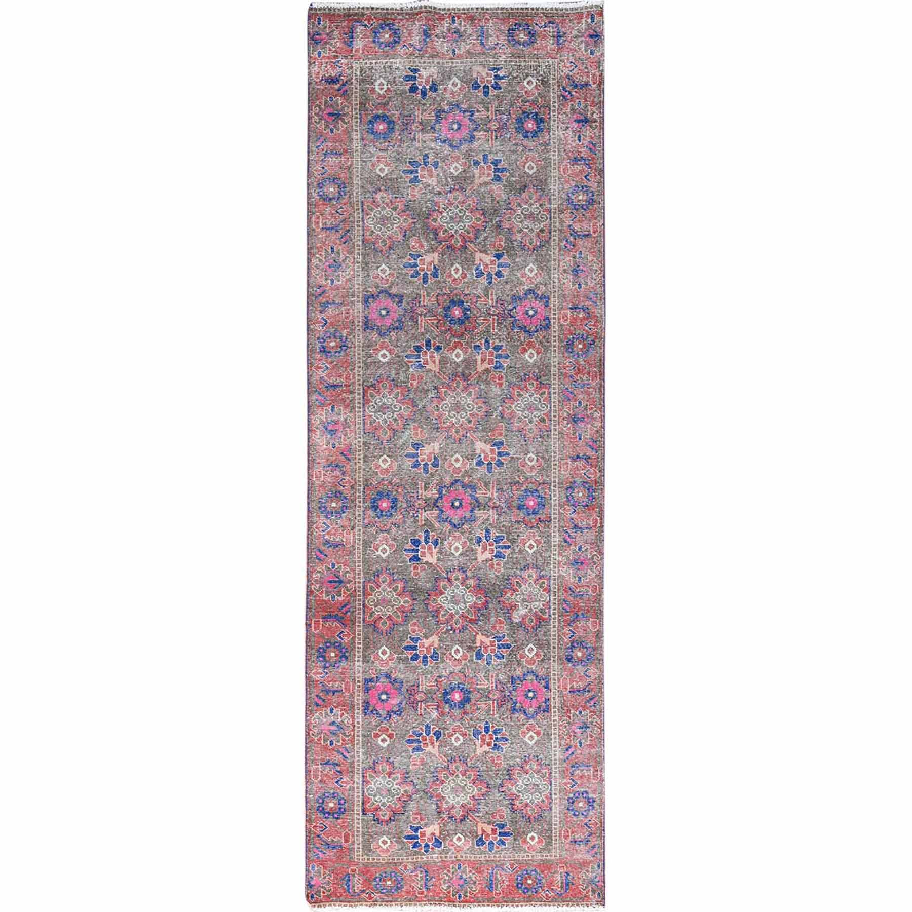 Overdyed-Vintage-Hand-Knotted-Rug-433240