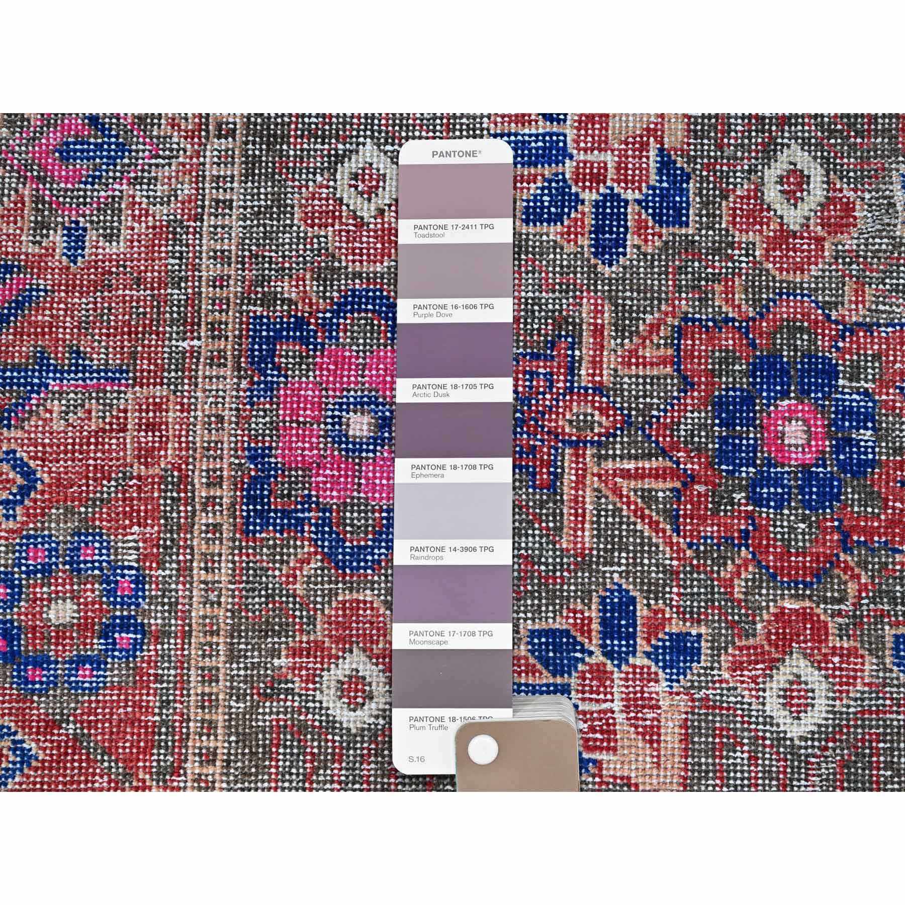 Overdyed-Vintage-Hand-Knotted-Rug-433240