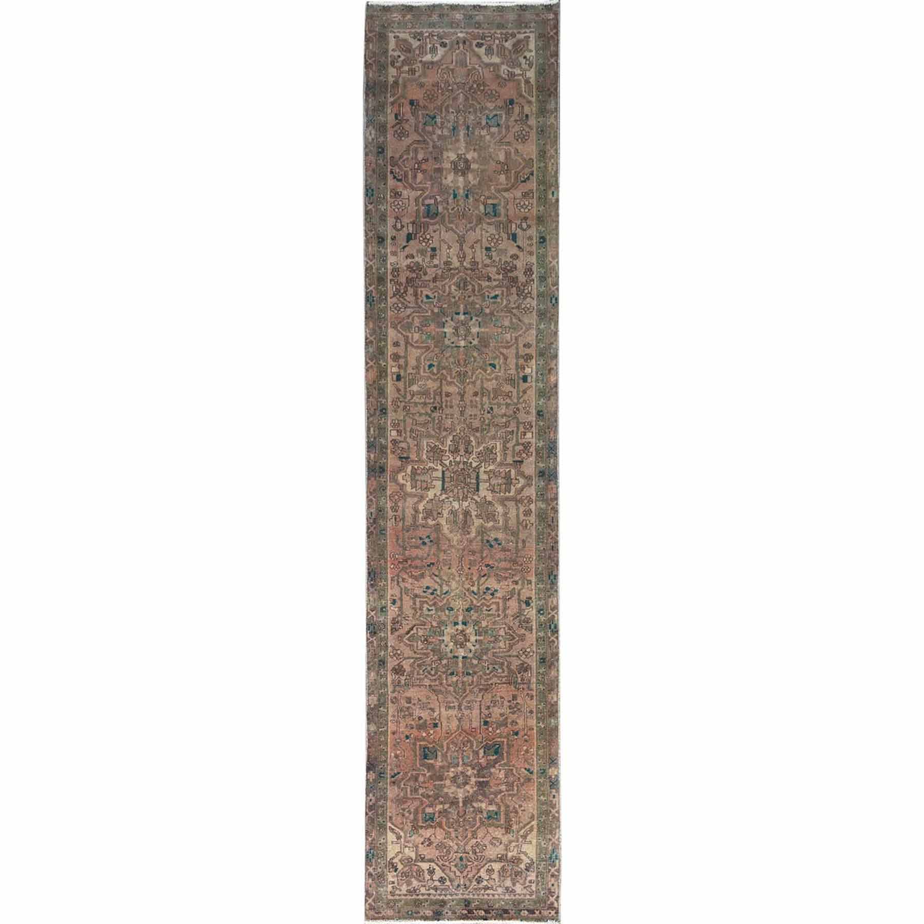 Overdyed-Vintage-Hand-Knotted-Rug-433290