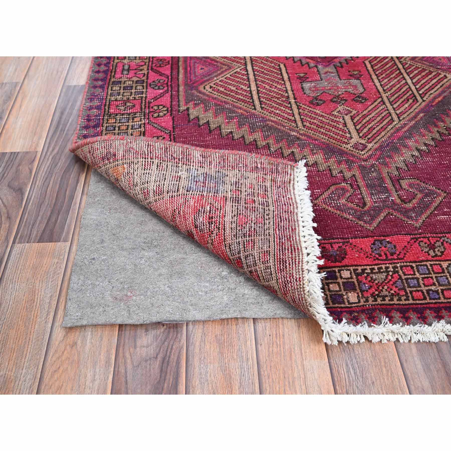 Overdyed-Vintage-Hand-Knotted-Rug-433300