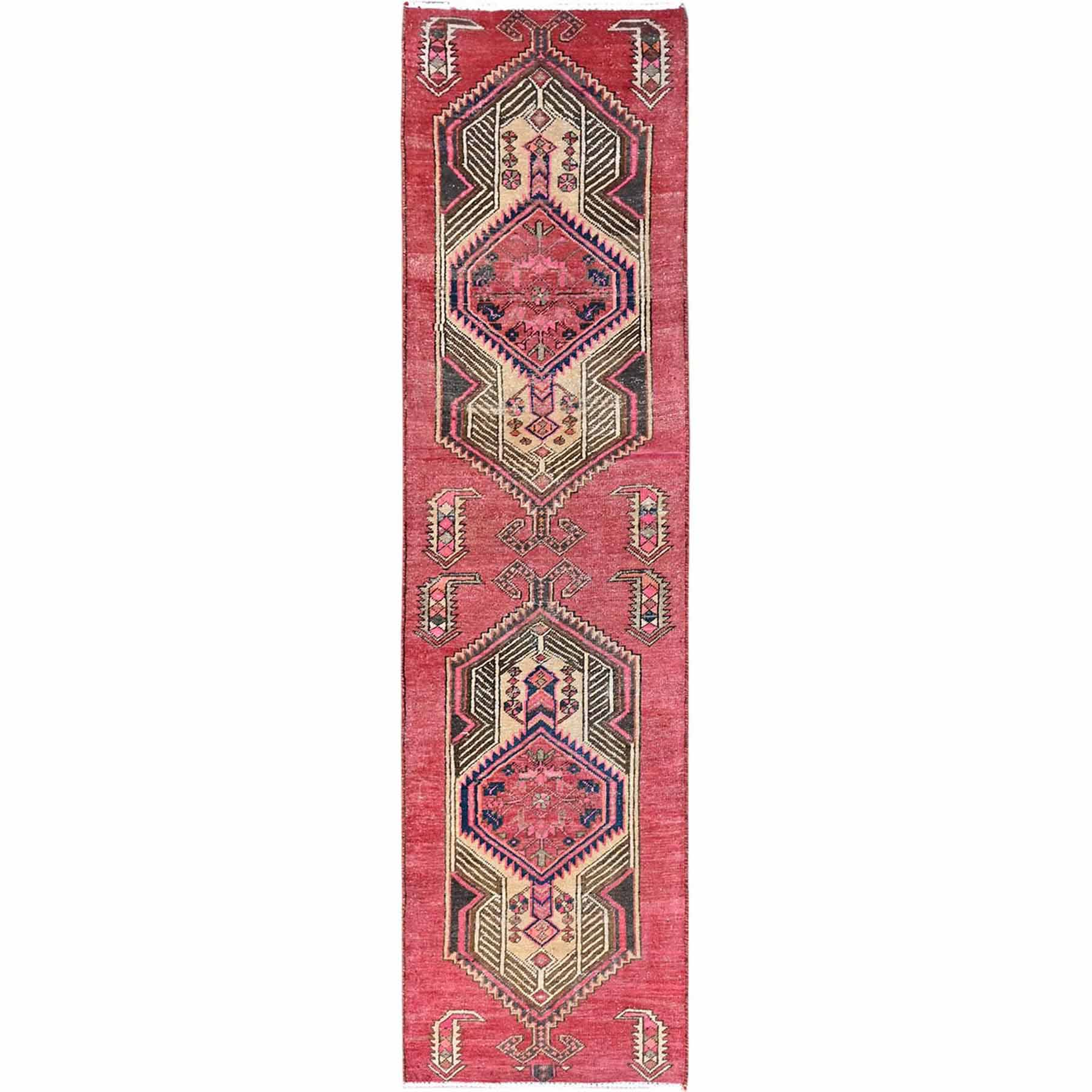 Overdyed-Vintage-Hand-Knotted-Rug-433330