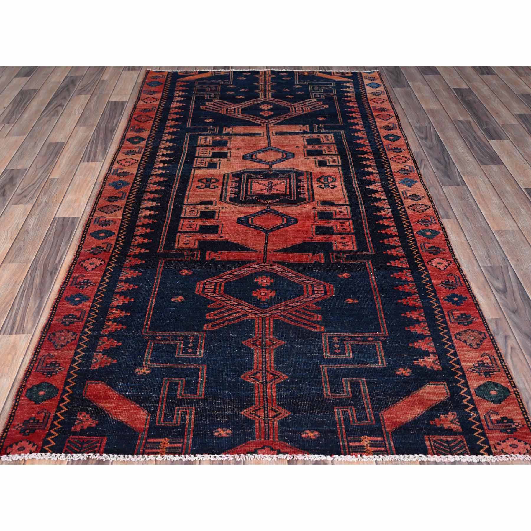 Overdyed-Vintage-Hand-Knotted-Rug-433335