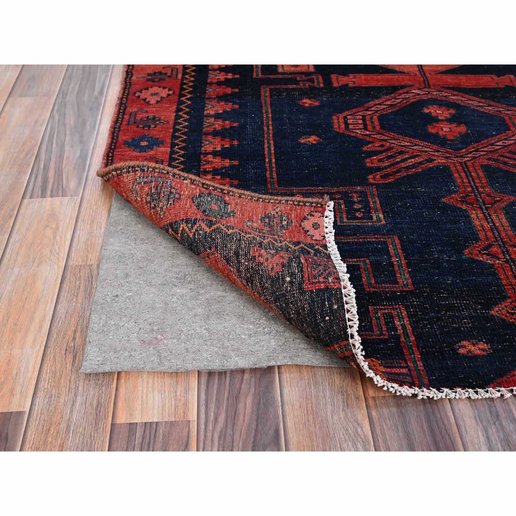 Overdyed-Vintage-Hand-Knotted-Rug-433335