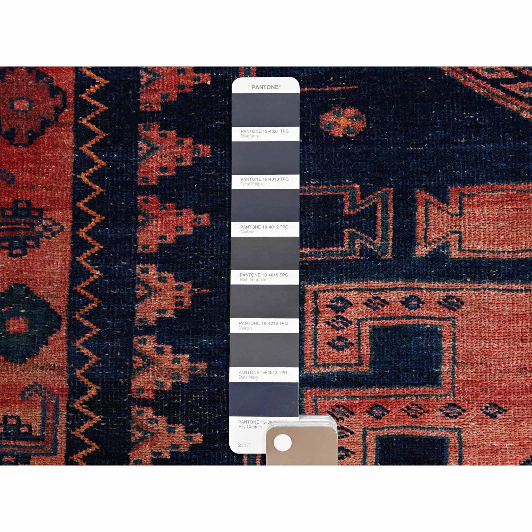 Overdyed-Vintage-Hand-Knotted-Rug-433335