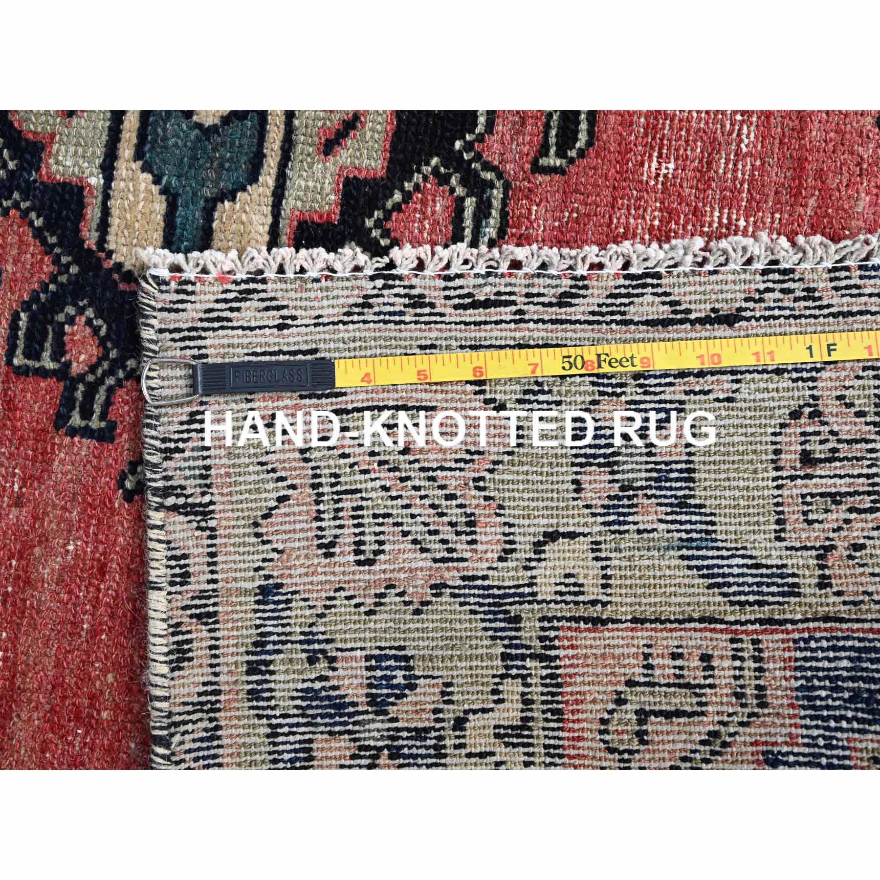 Overdyed-Vintage-Hand-Knotted-Rug-433360