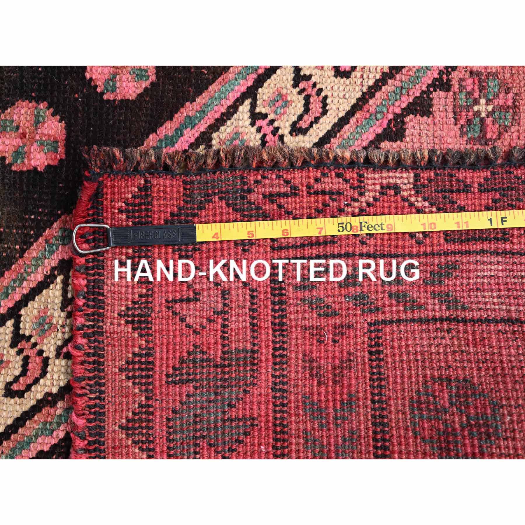 Overdyed-Vintage-Hand-Knotted-Rug-433365