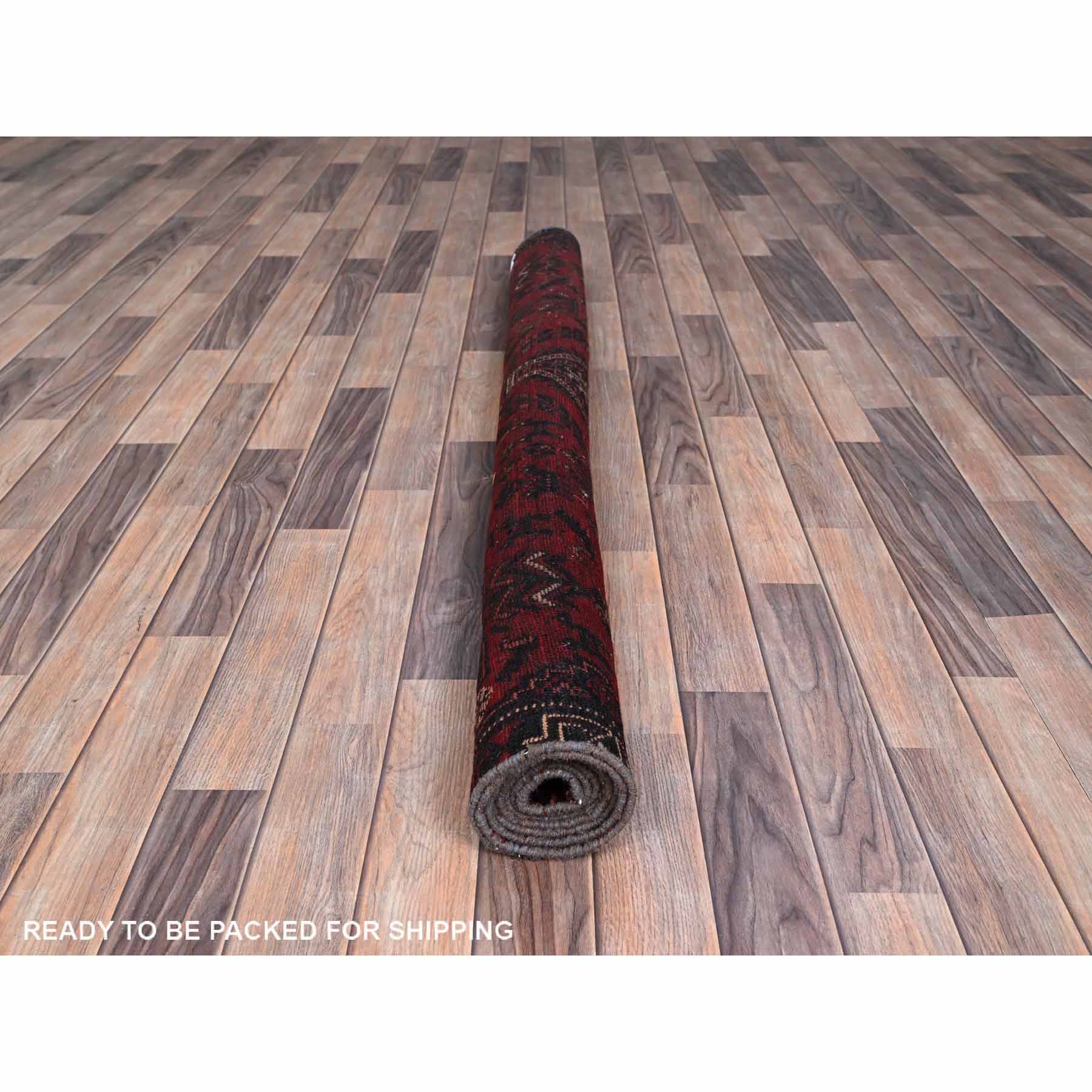 Overdyed-Vintage-Hand-Knotted-Rug-433380