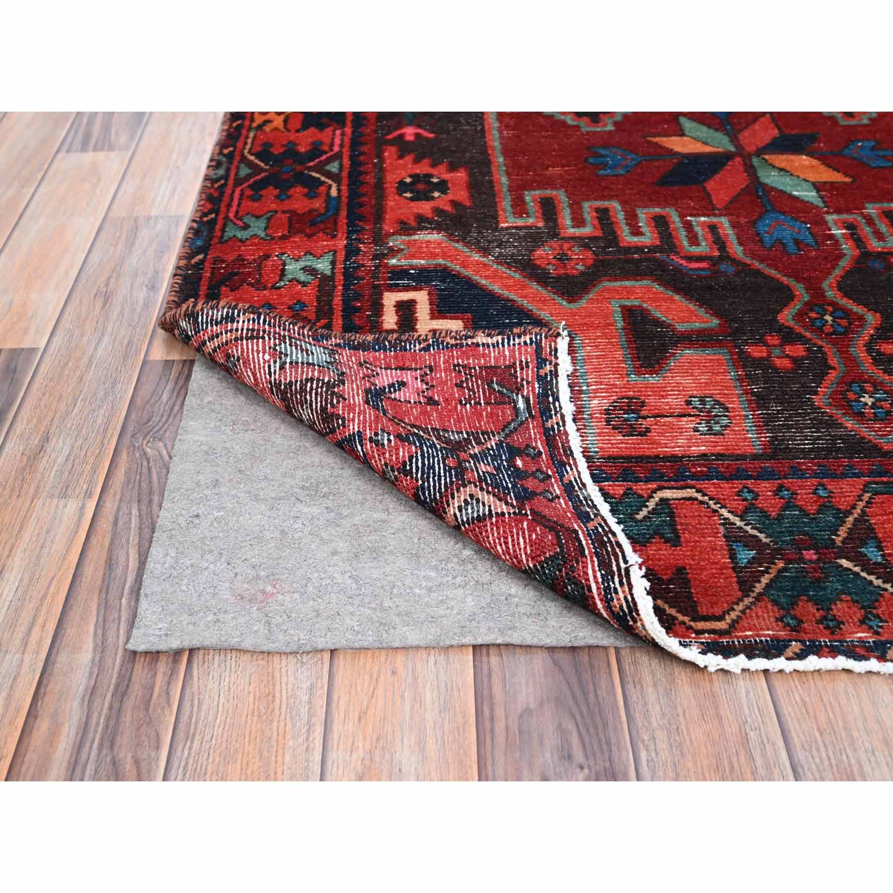 Overdyed-Vintage-Hand-Knotted-Rug-433385