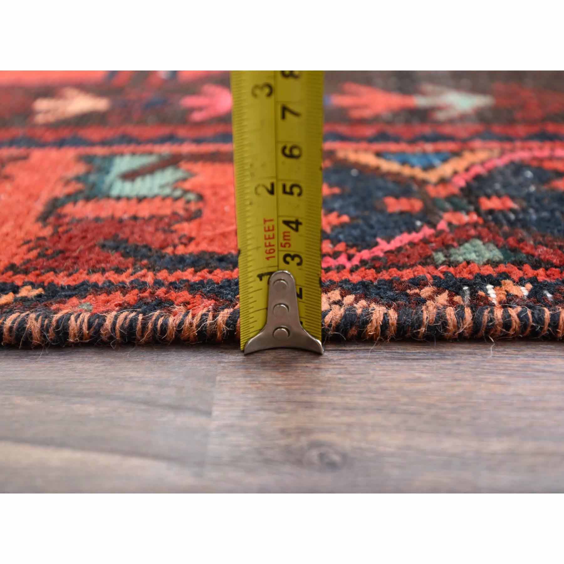 Overdyed-Vintage-Hand-Knotted-Rug-433385