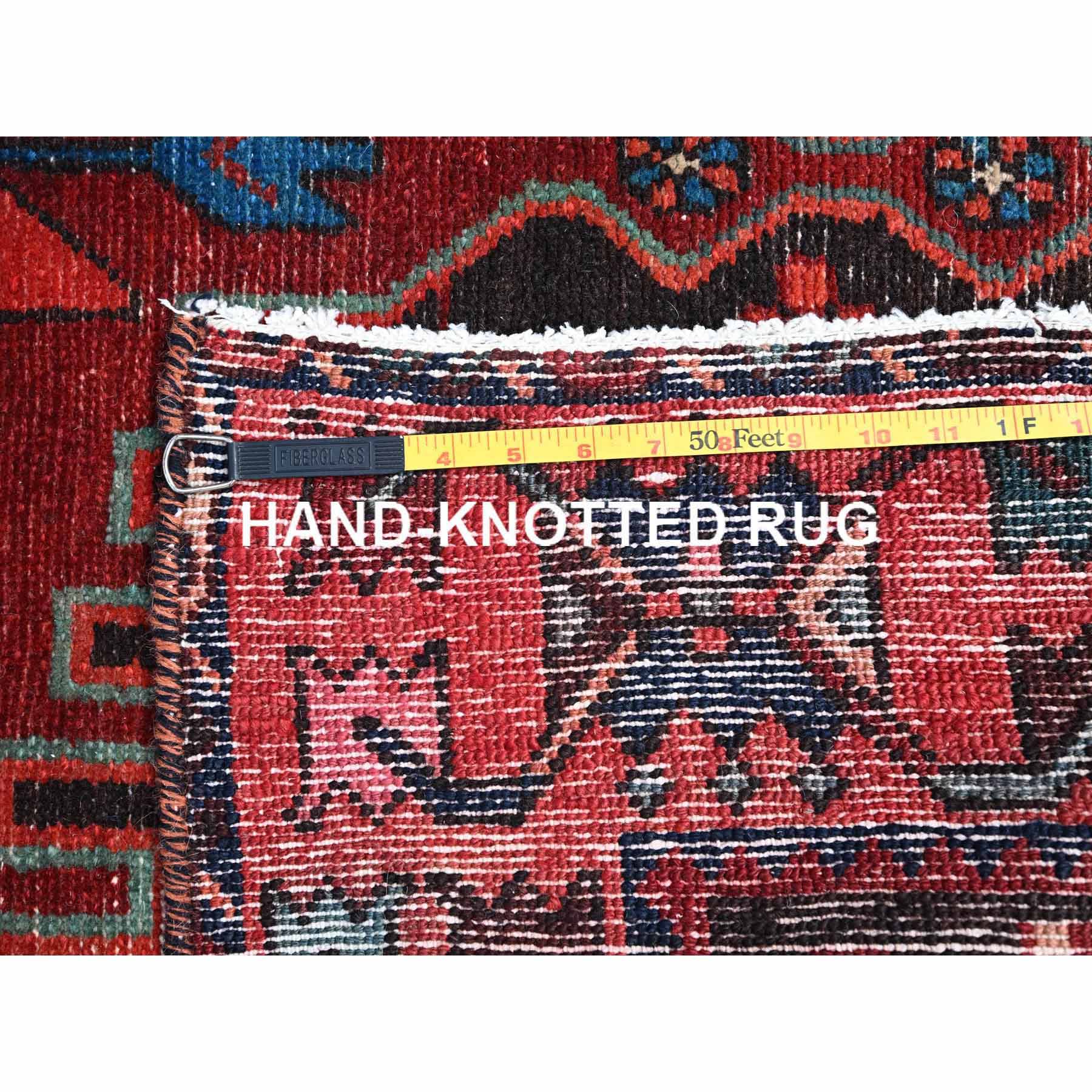 Overdyed-Vintage-Hand-Knotted-Rug-433385