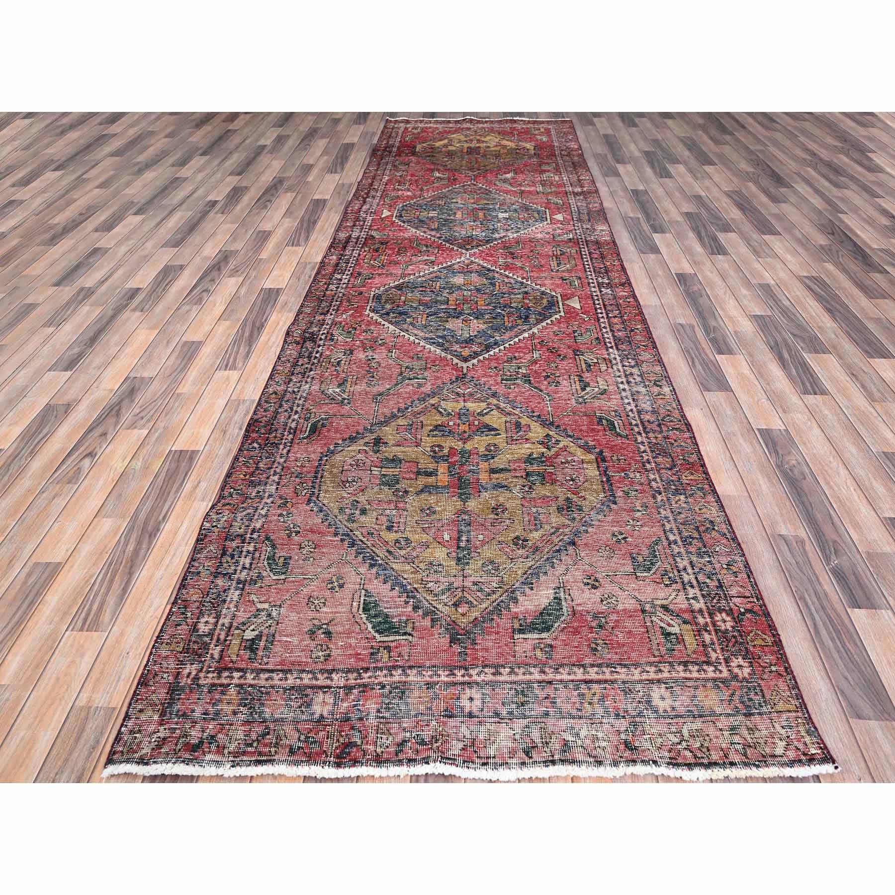 Overdyed-Vintage-Hand-Knotted-Rug-433395