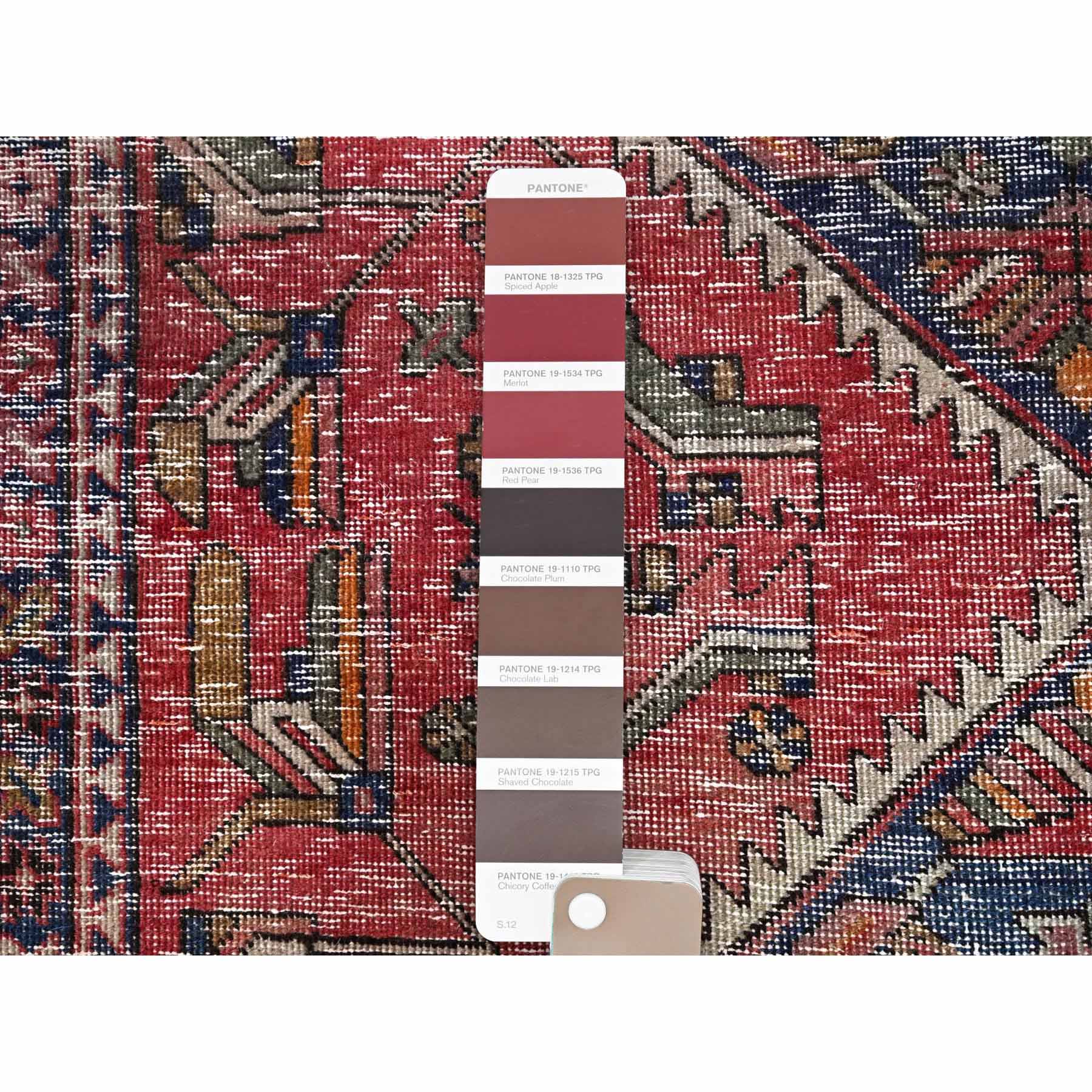 Overdyed-Vintage-Hand-Knotted-Rug-433395