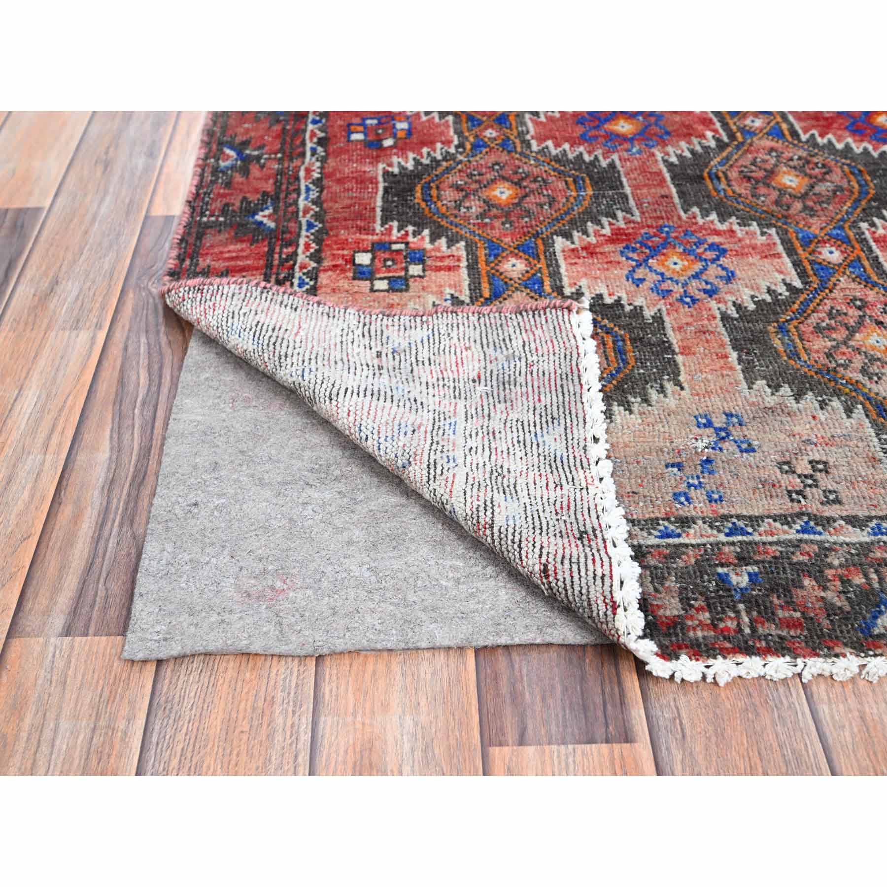 Overdyed-Vintage-Hand-Knotted-Rug-433405