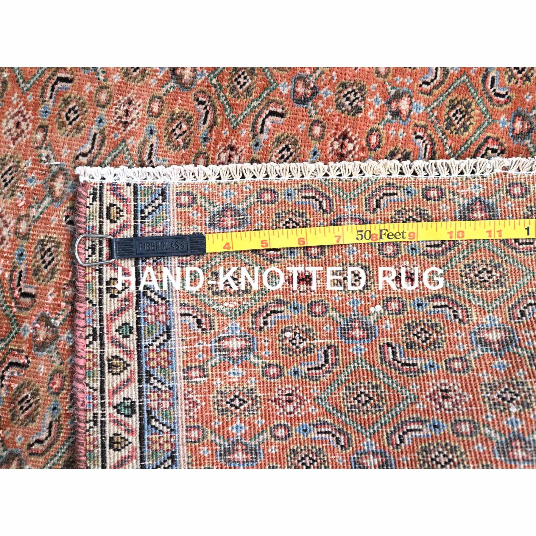 Overdyed-Vintage-Hand-Knotted-Rug-433415