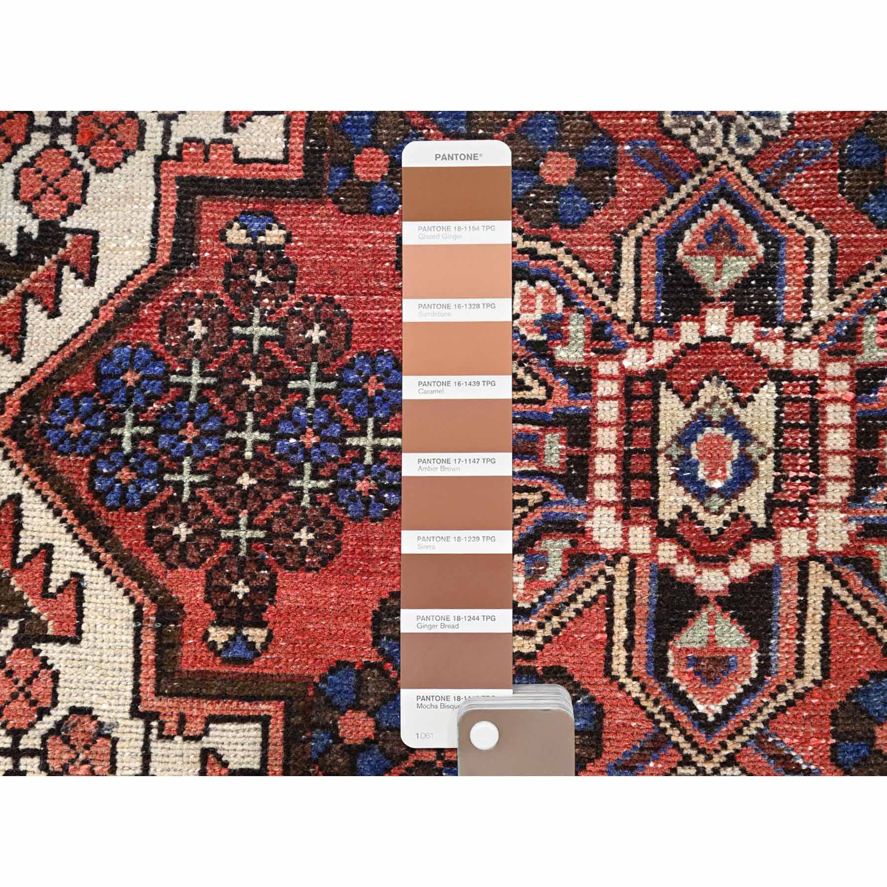 Overdyed-Vintage-Hand-Knotted-Rug-433435