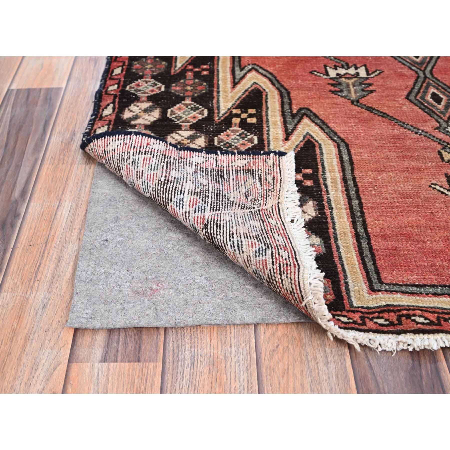 Overdyed-Vintage-Hand-Knotted-Rug-433445