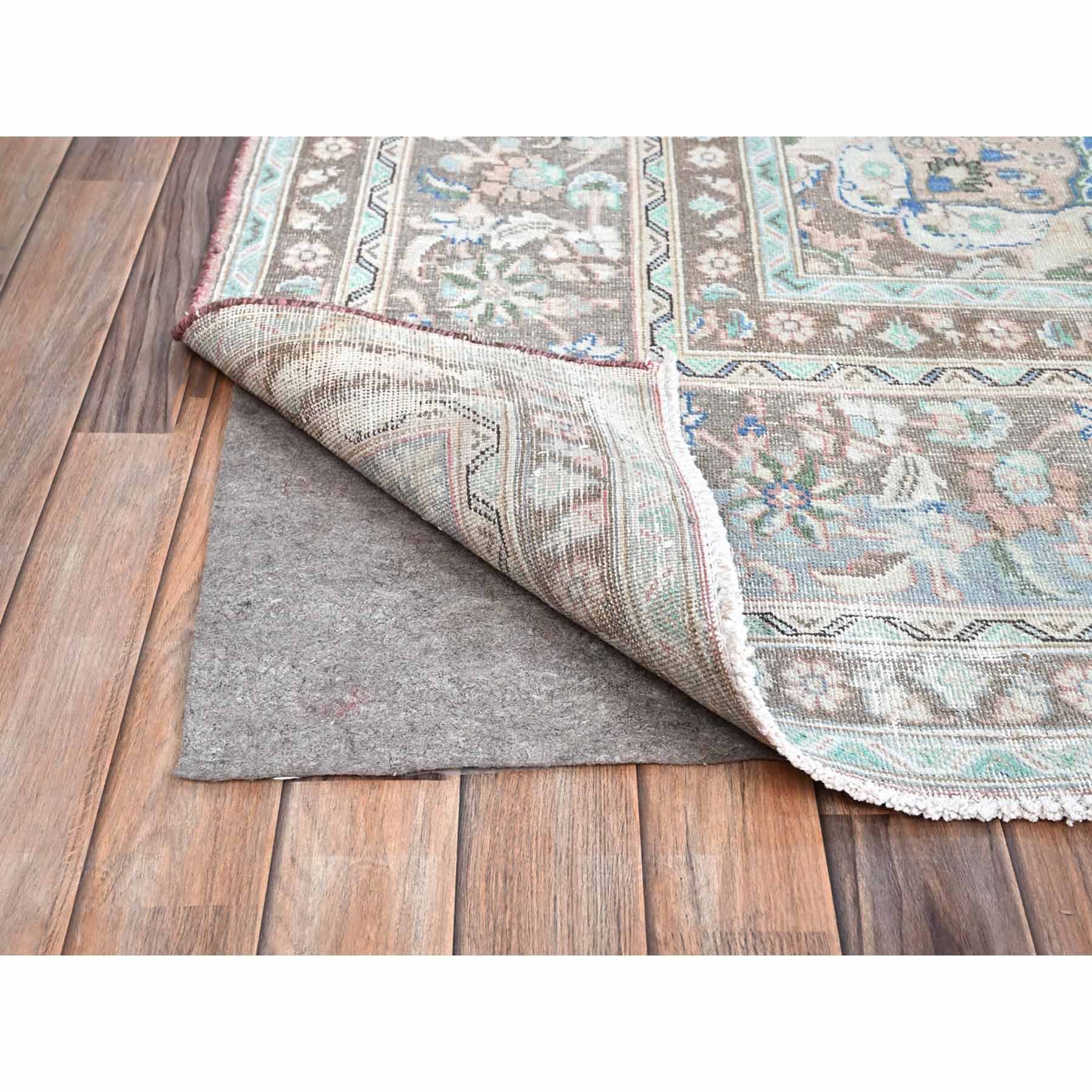 Overdyed-Vintage-Hand-Knotted-Rug-434605