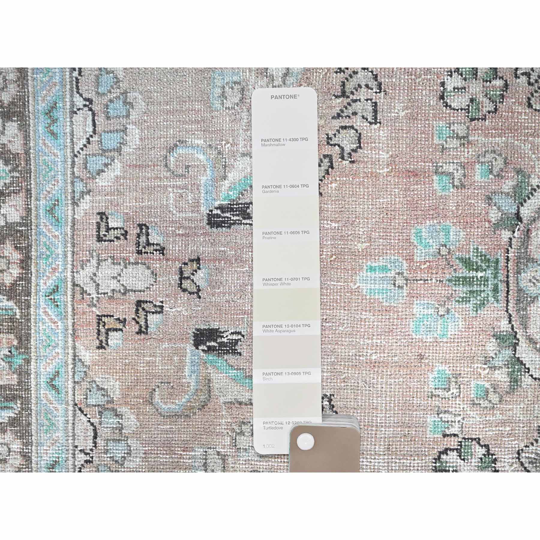 Overdyed-Vintage-Hand-Knotted-Rug-434605