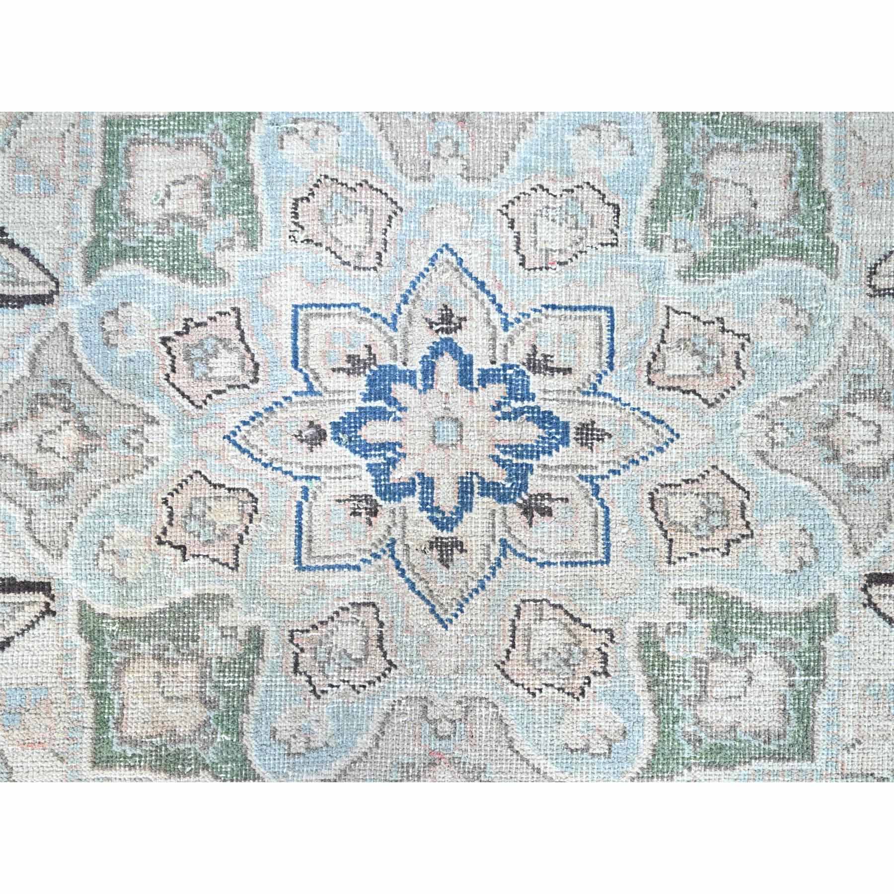 Overdyed-Vintage-Hand-Knotted-Rug-434605