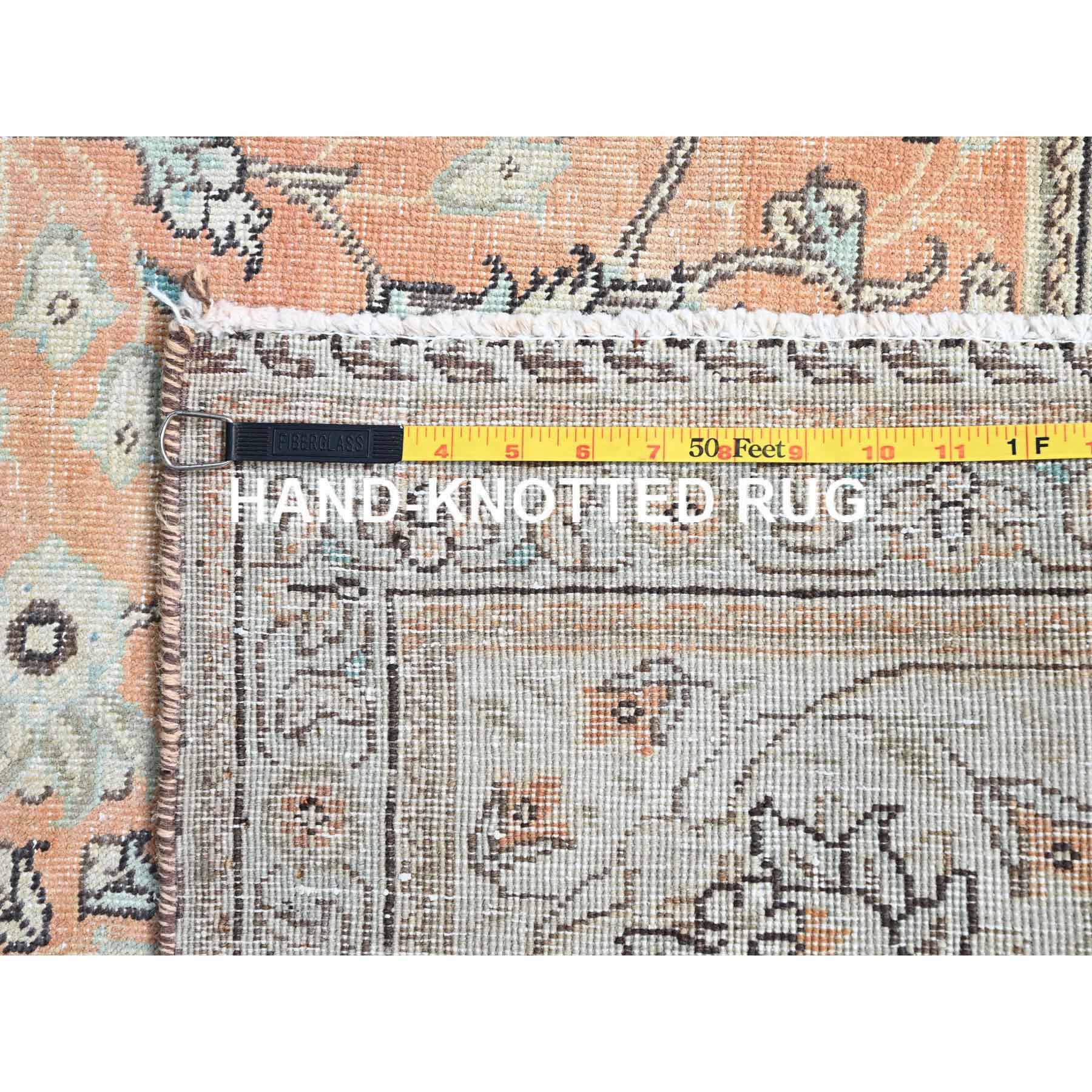 Overdyed-Vintage-Hand-Knotted-Rug-434620