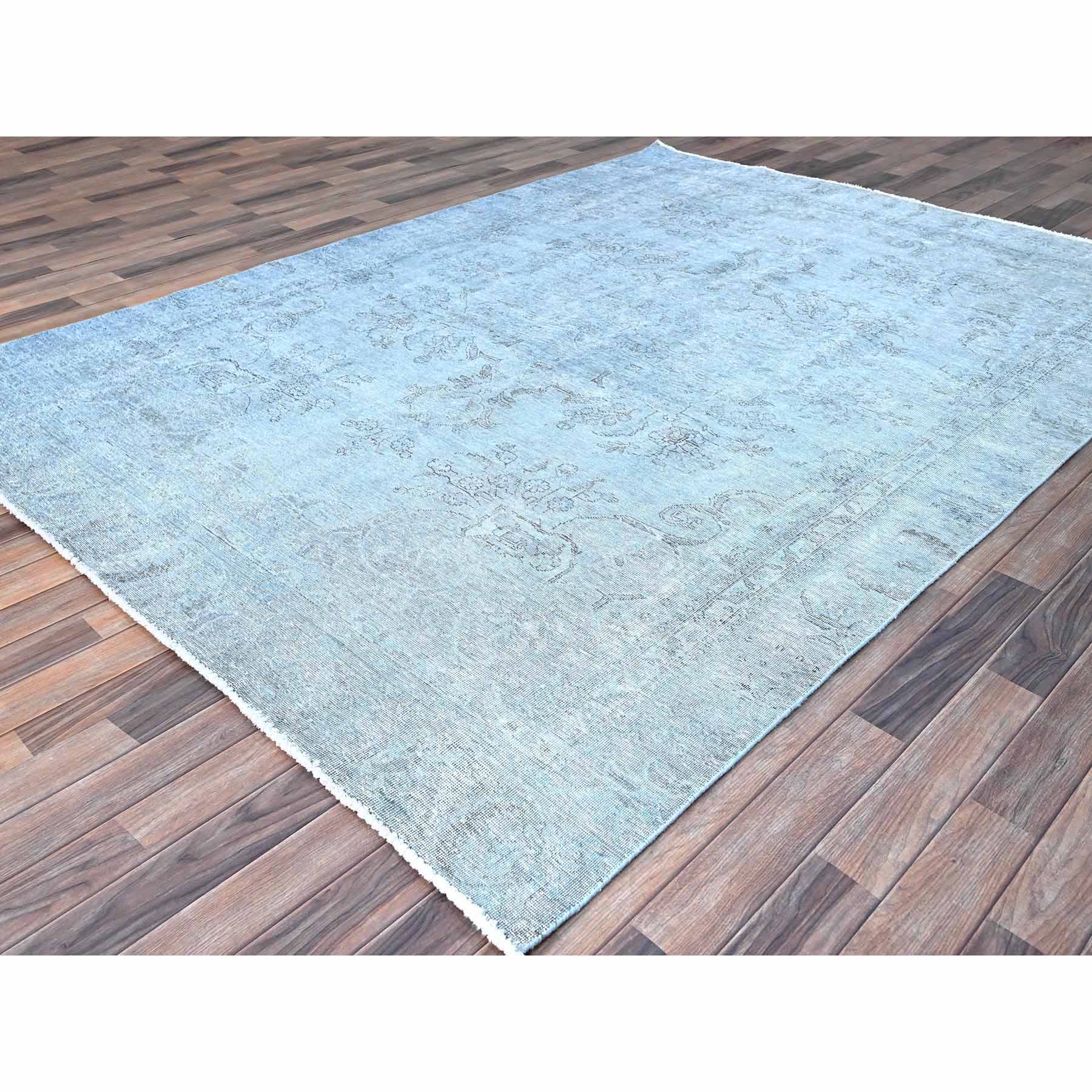 Overdyed-Vintage-Hand-Knotted-Rug-434630