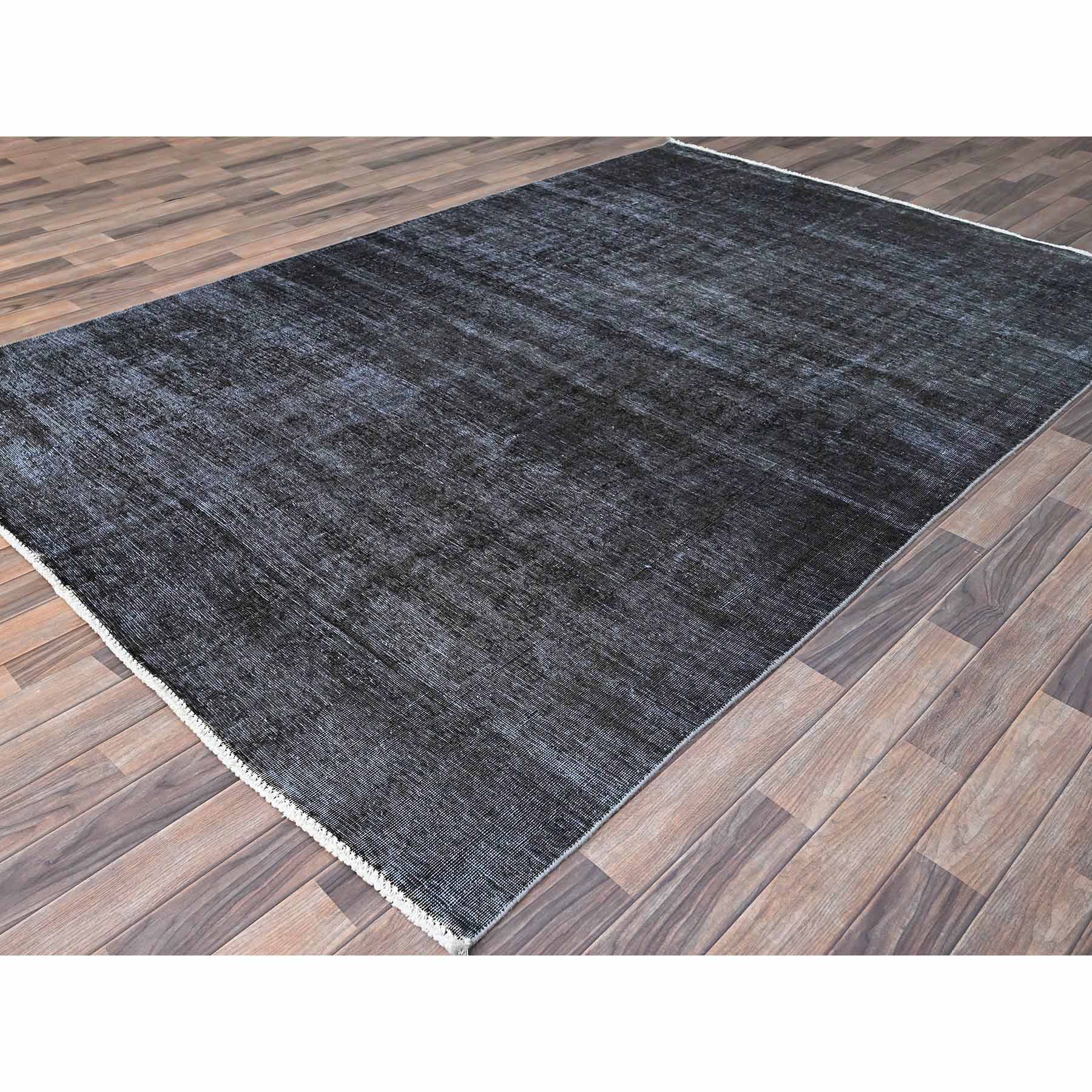 Overdyed-Vintage-Hand-Knotted-Rug-434635