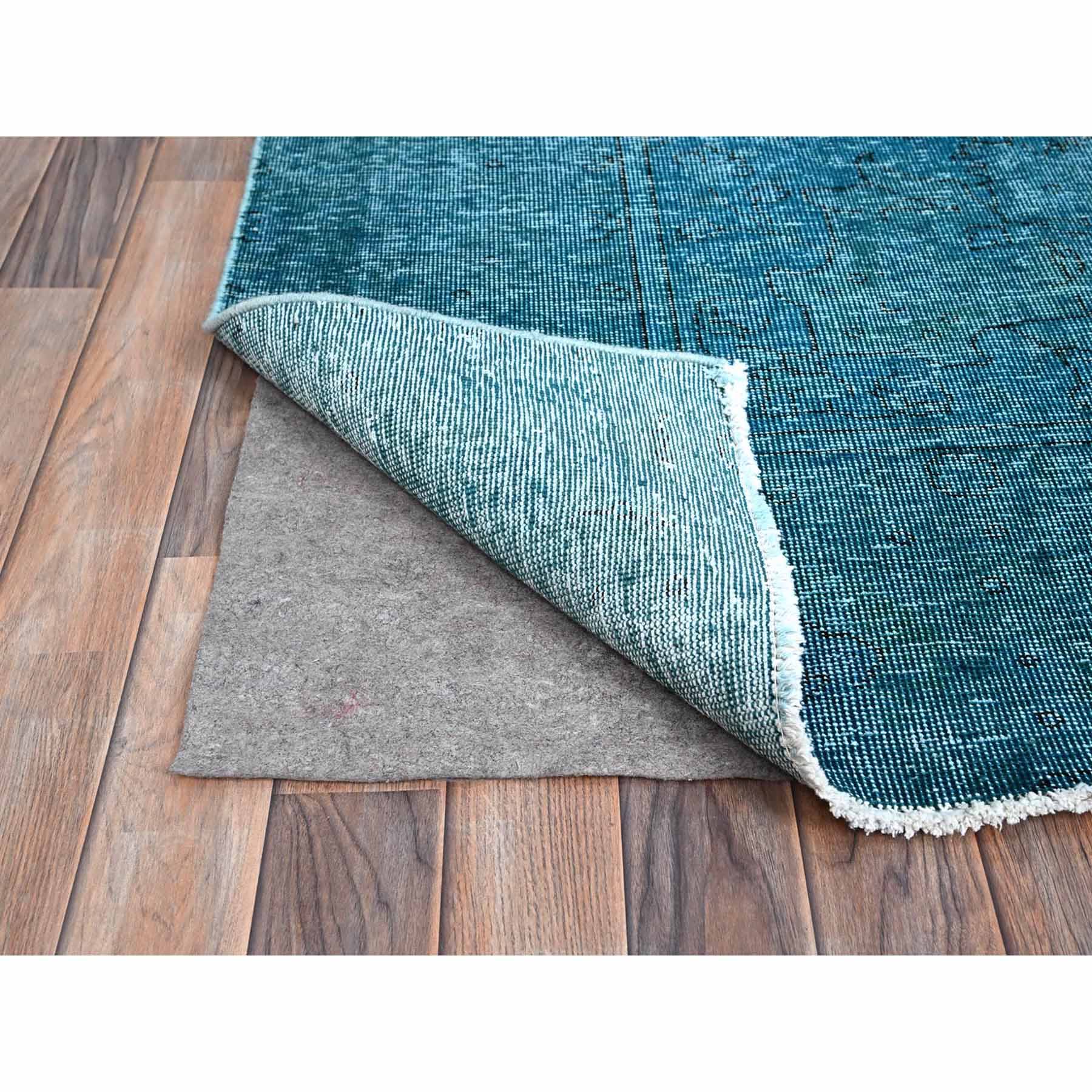 Overdyed-Vintage-Hand-Knotted-Rug-434640