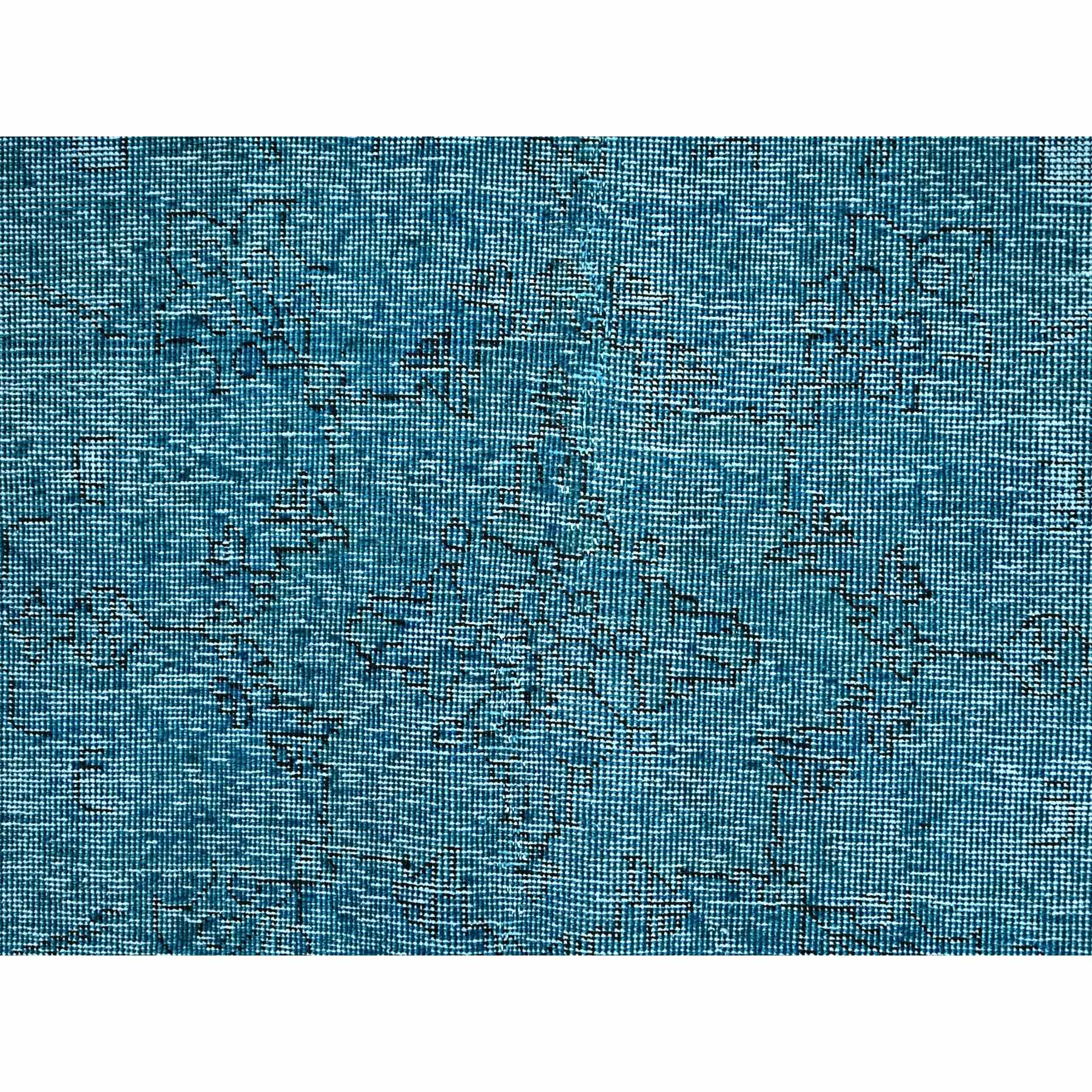 Overdyed-Vintage-Hand-Knotted-Rug-434640