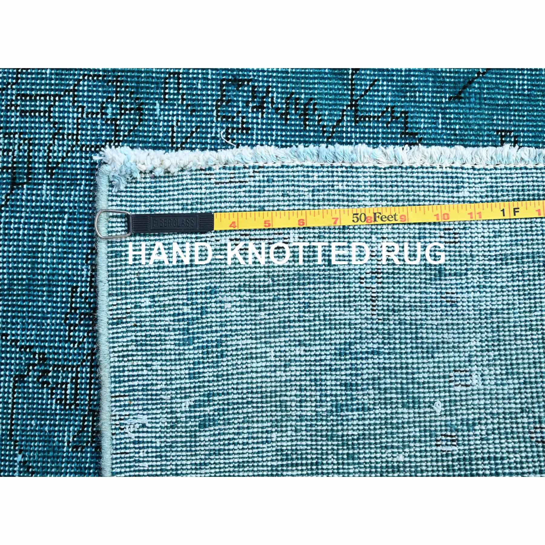 Overdyed-Vintage-Hand-Knotted-Rug-434640