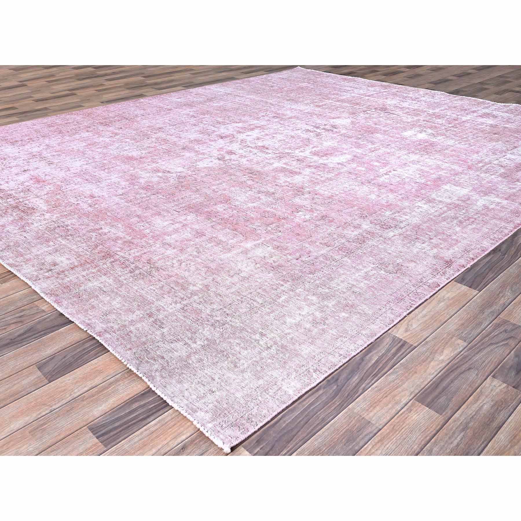 Overdyed-Vintage-Hand-Knotted-Rug-434645